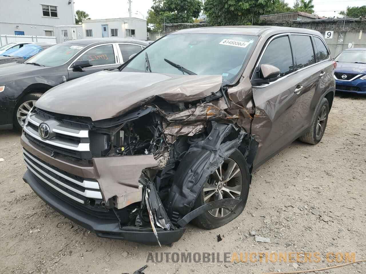 5TDZARFH2KS061002 TOYOTA HIGHLANDER 2019