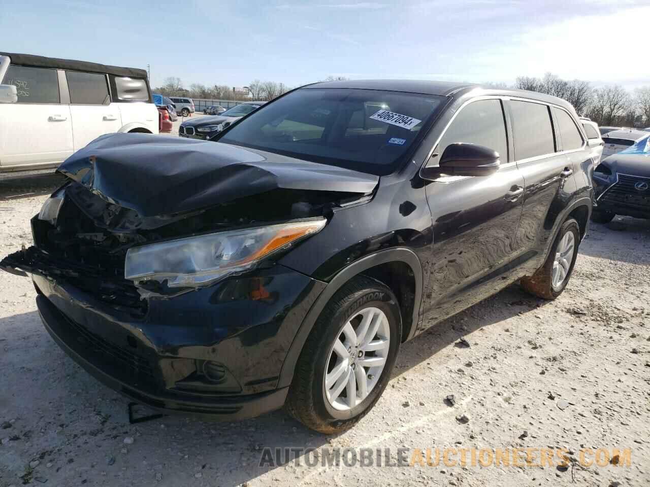 5TDZARFH3FS016799 TOYOTA HIGHLANDER 2015