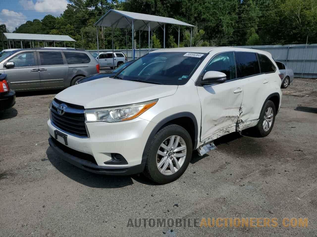 5TDZARFH3GS022703 TOYOTA HIGHLANDER 2016