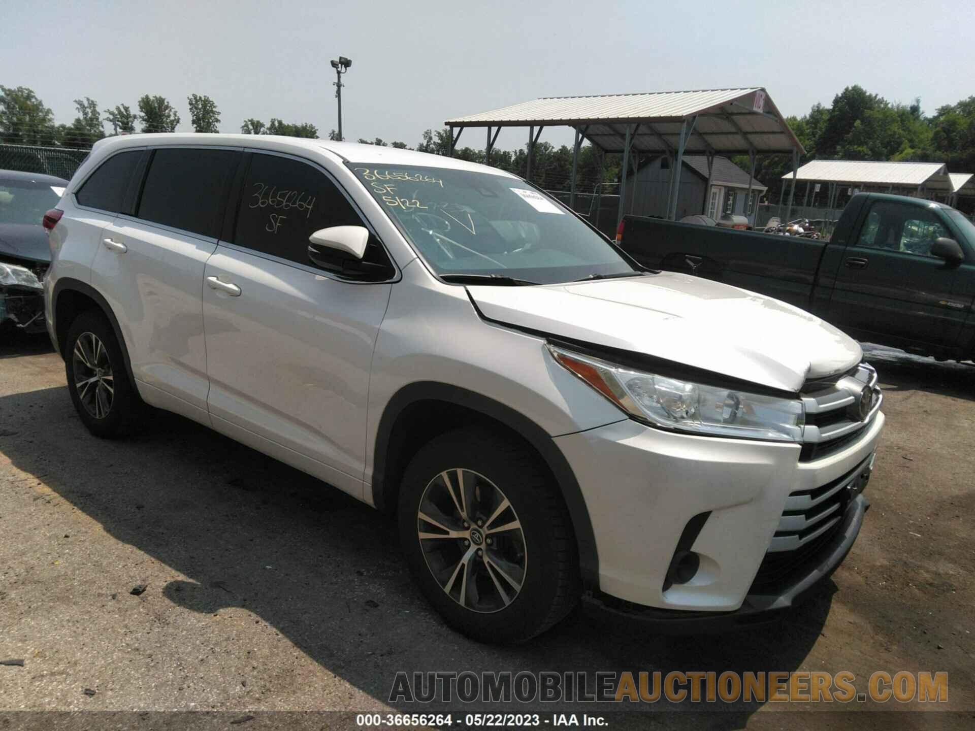 5TDZARFH3HS026297 TOYOTA HIGHLANDER 2017