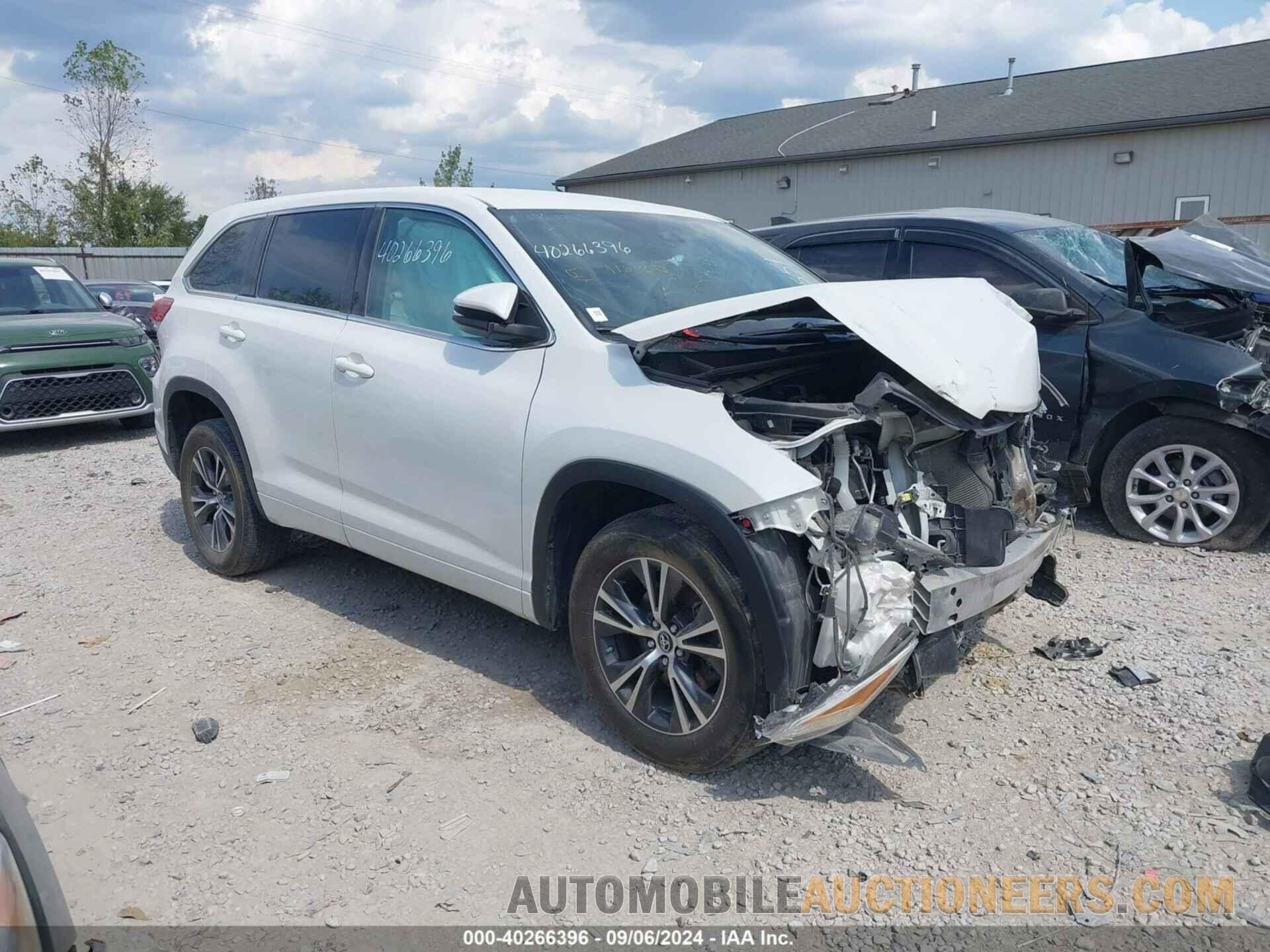 5TDZARFH3JS041551 TOYOTA HIGHLANDER 2018