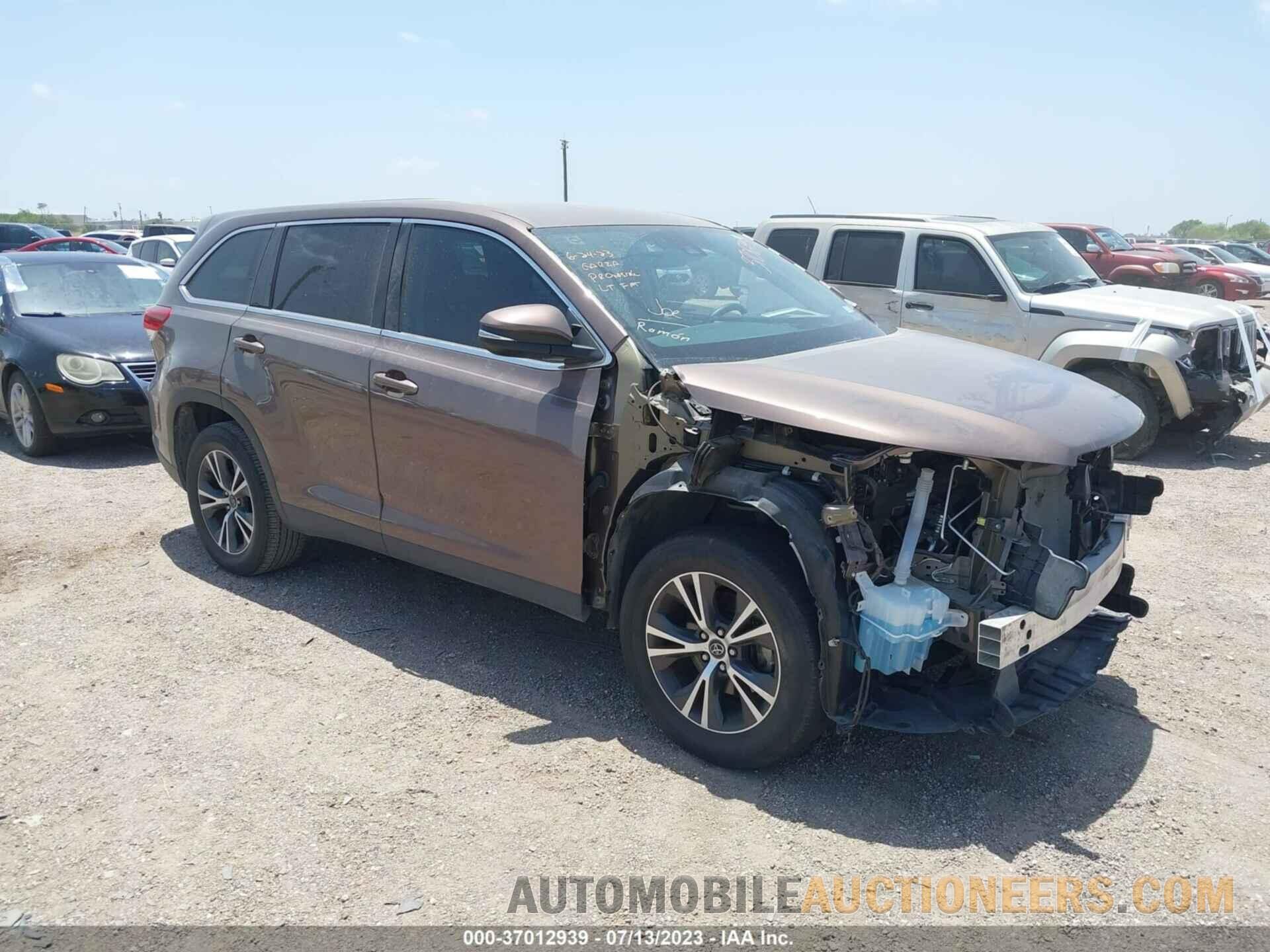 5TDZARFH3KS044595 TOYOTA HIGHLANDER 2019