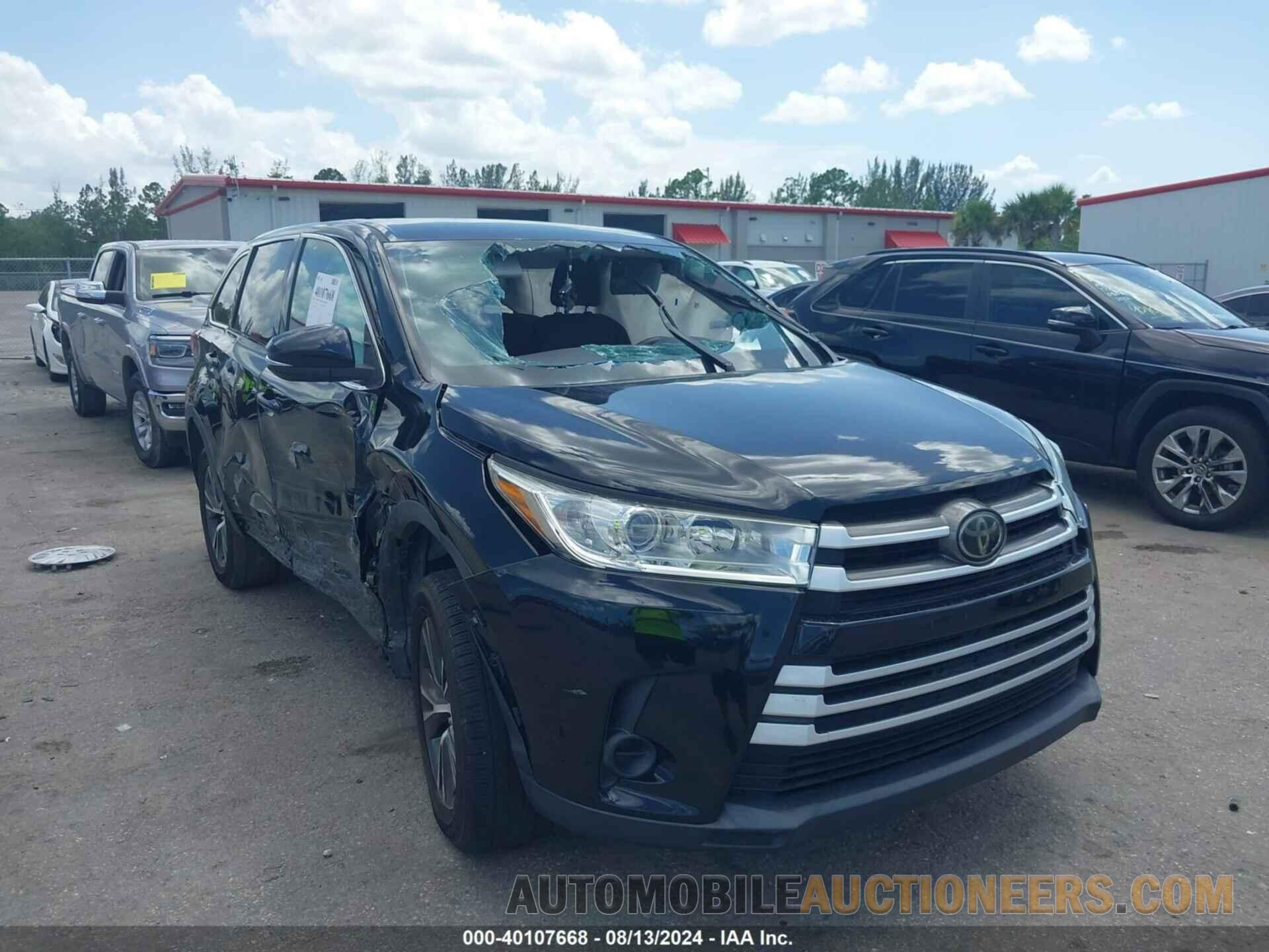 5TDZARFH3KS047108 TOYOTA HIGHLANDER 2019