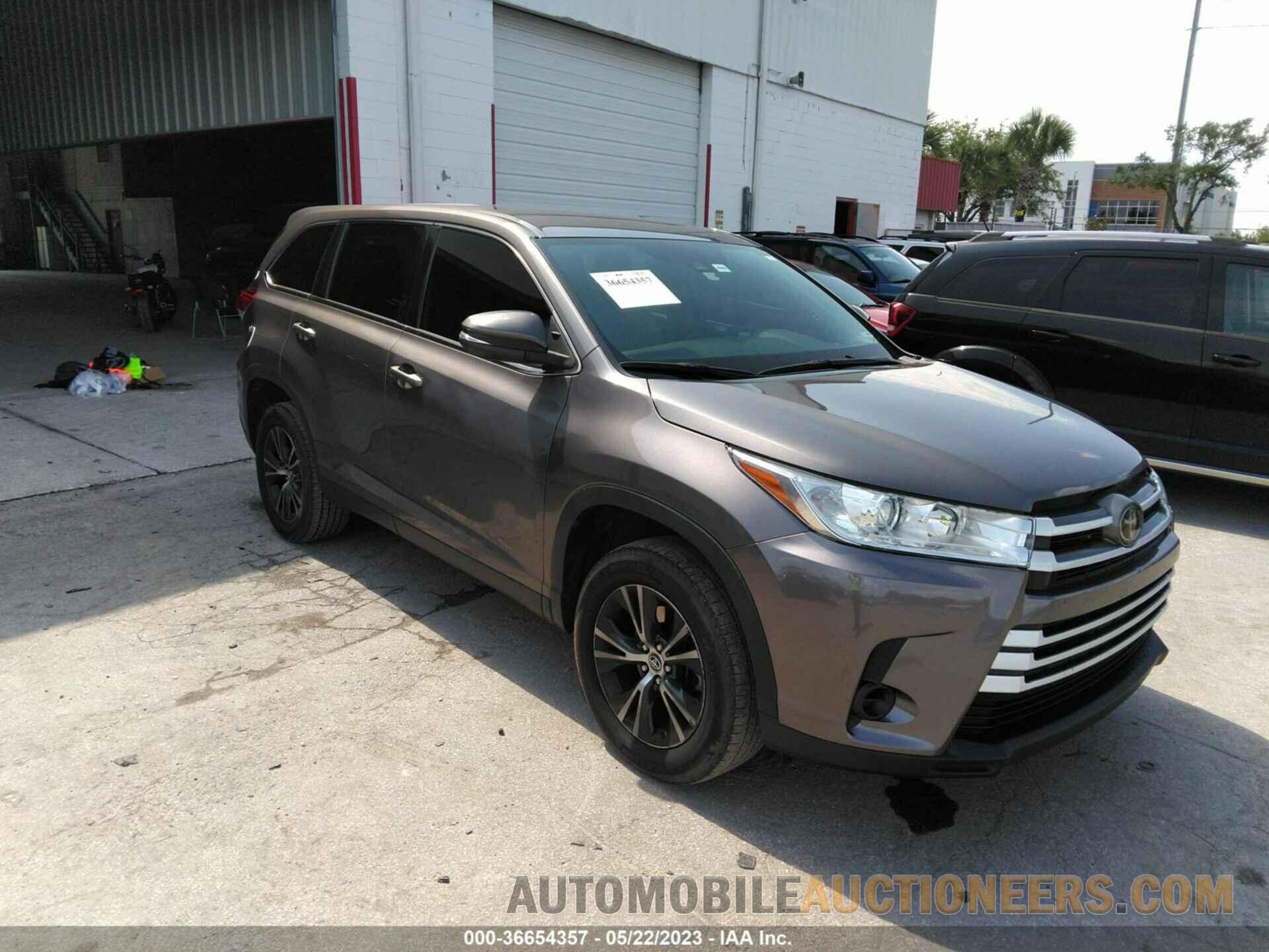 5TDZARFH3KS048405 TOYOTA HIGHLANDER 2019