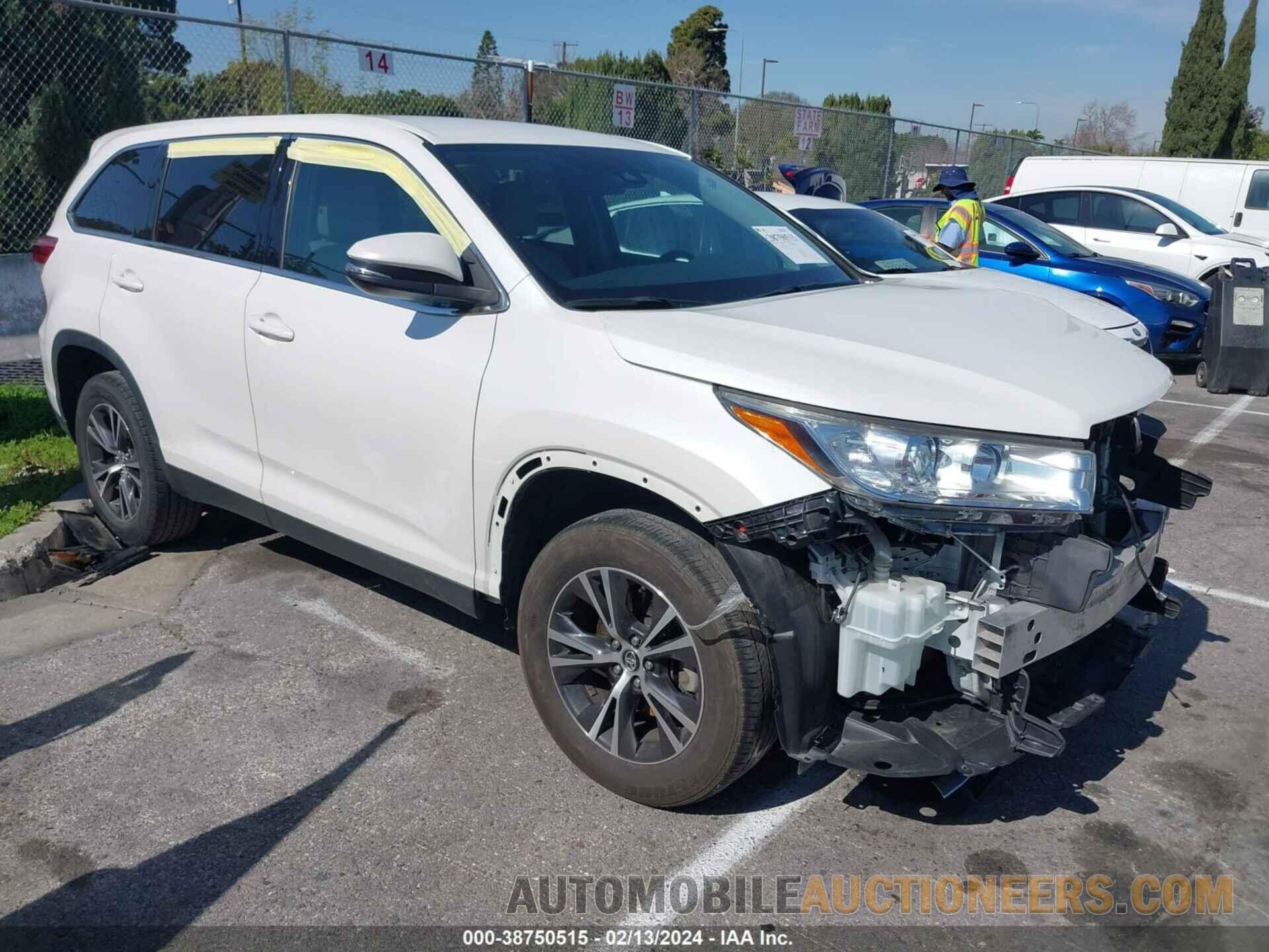 5TDZARFH3KS057539 TOYOTA HIGHLANDER 2019