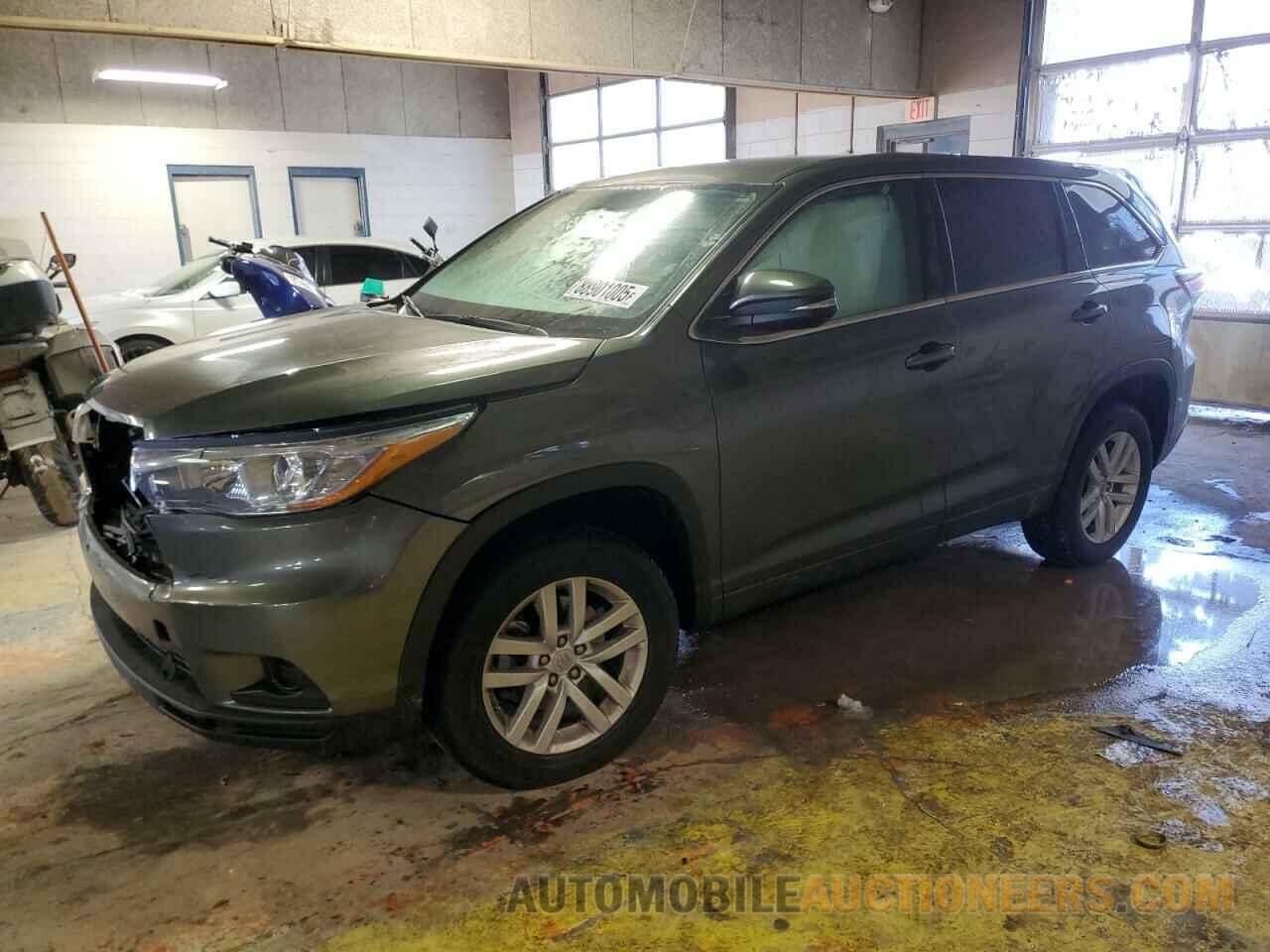 5TDZARFH4FS010445 TOYOTA HIGHLANDER 2015