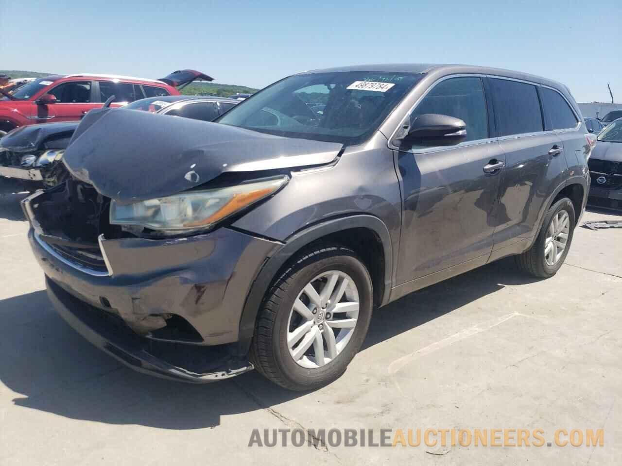 5TDZARFH4FS010817 TOYOTA HIGHLANDER 2015