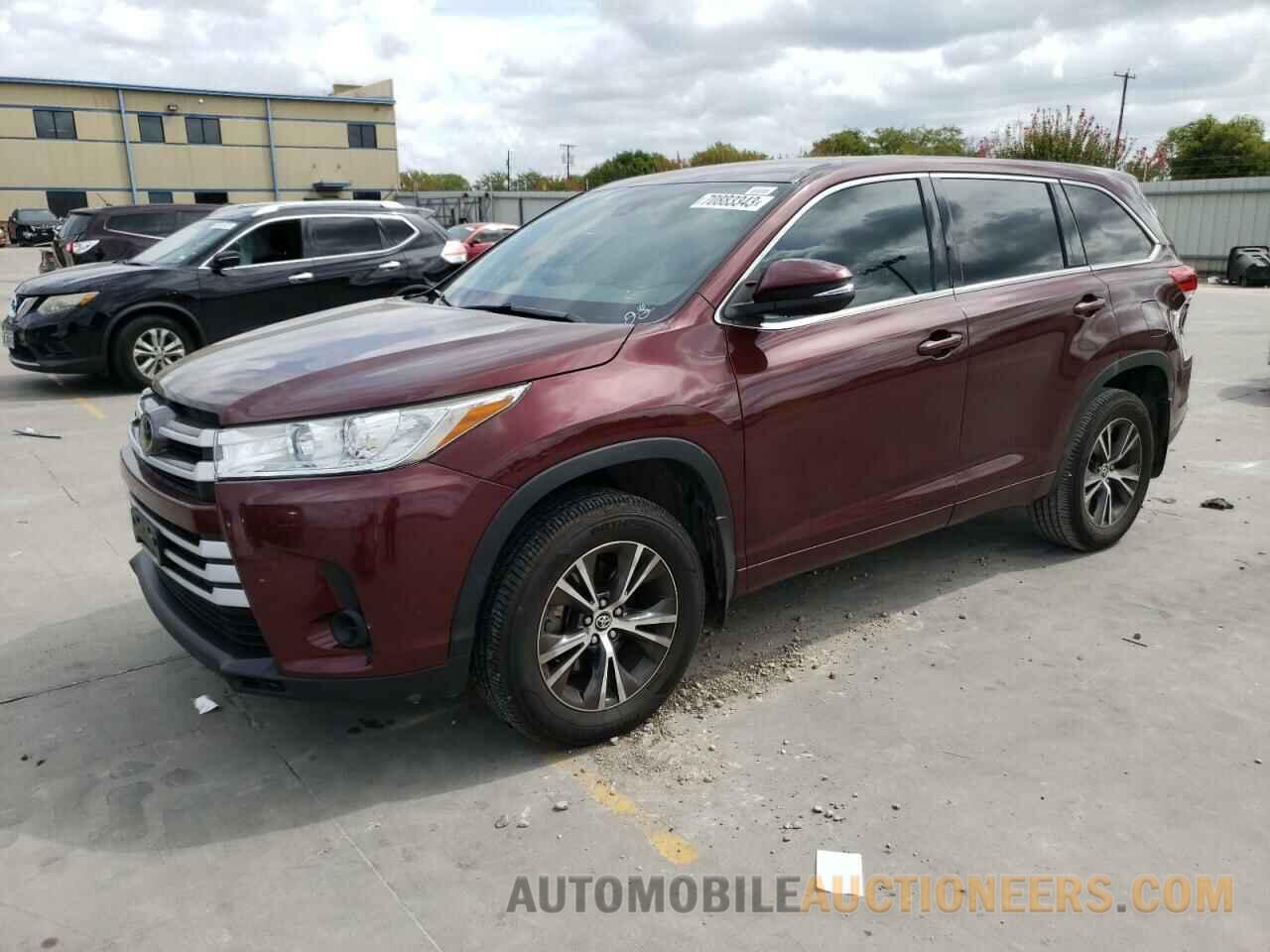 5TDZARFH4HS025840 TOYOTA HIGHLANDER 2017