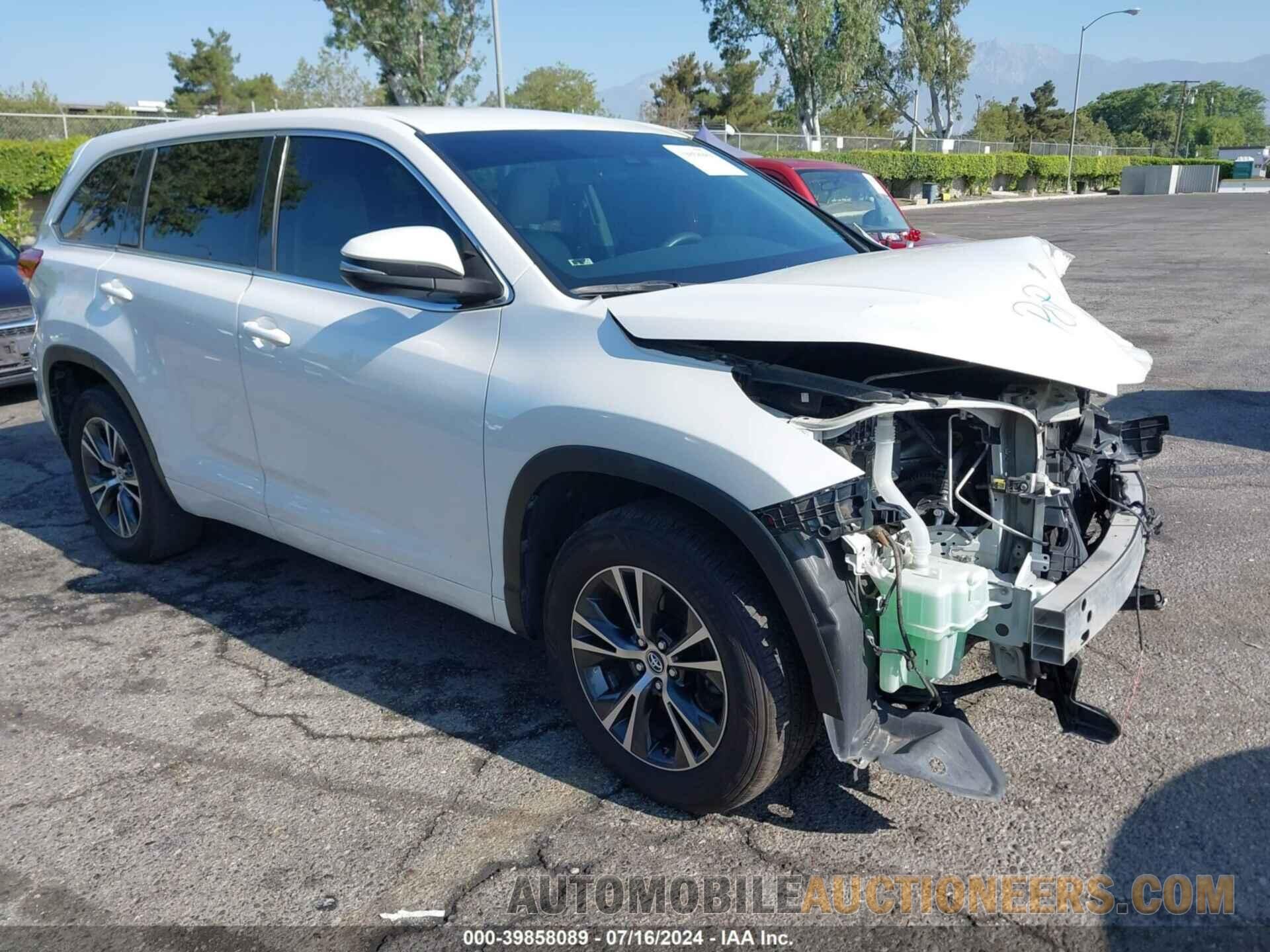 5TDZARFH4JS033510 TOYOTA HIGHLANDER 2018