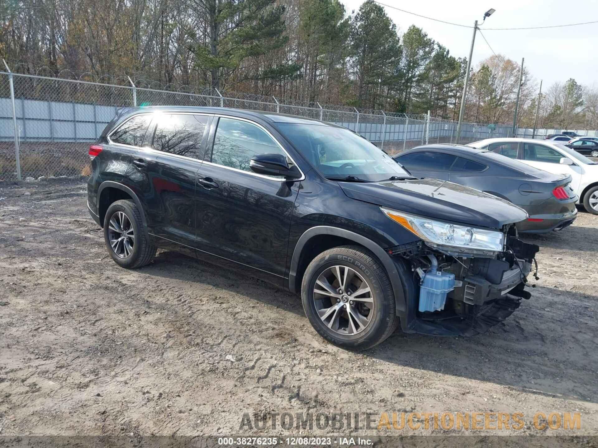 5TDZARFH4JS034849 TOYOTA HIGHLANDER 2018