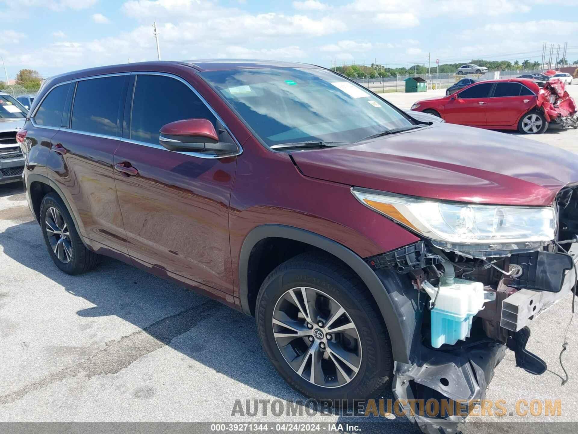 5TDZARFH4JS041073 TOYOTA HIGHLANDER 2018