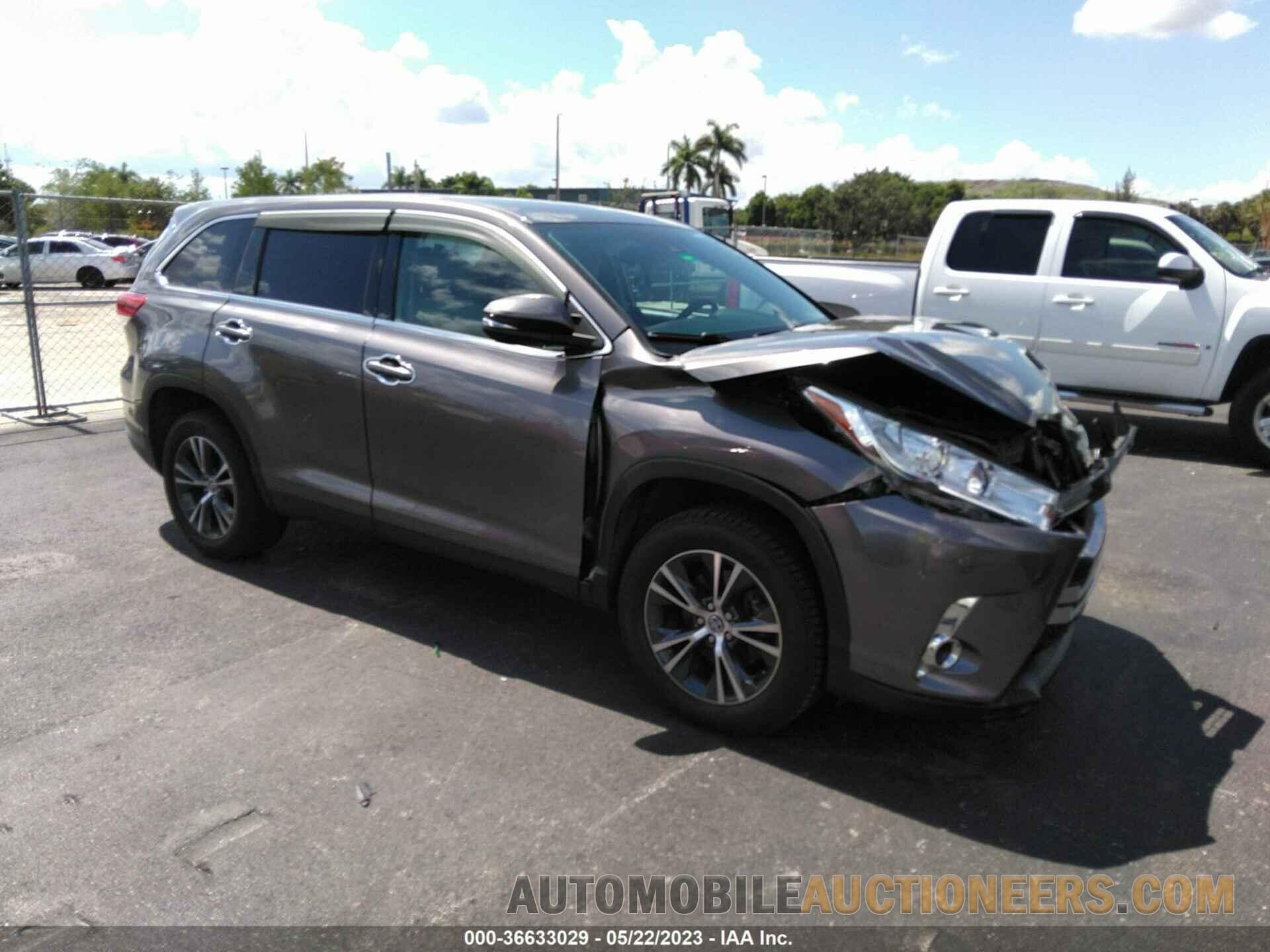 5TDZARFH4KS050650 TOYOTA HIGHLANDER 2019