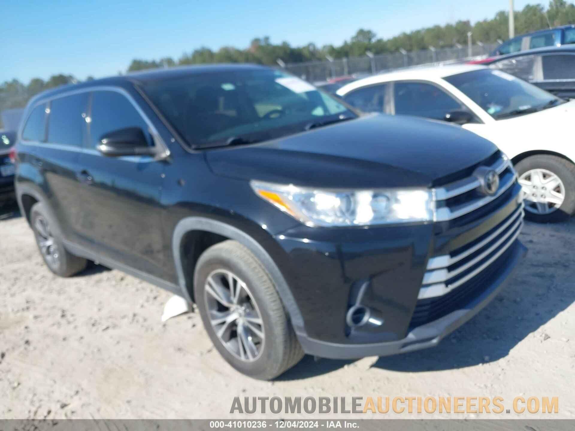 5TDZARFH4KS050972 TOYOTA HIGHLANDER 2019