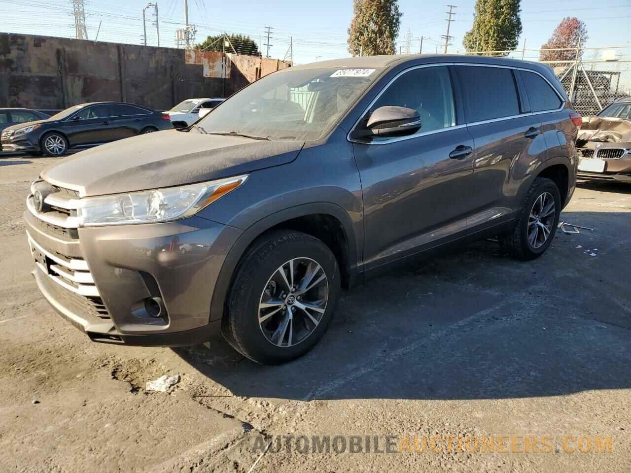 5TDZARFH4KS054407 TOYOTA HIGHLANDER 2019