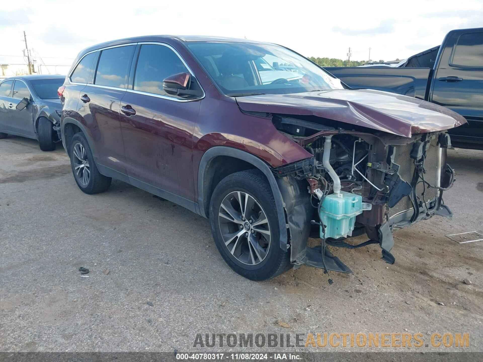 5TDZARFH4KS056853 TOYOTA HIGHLANDER 2019