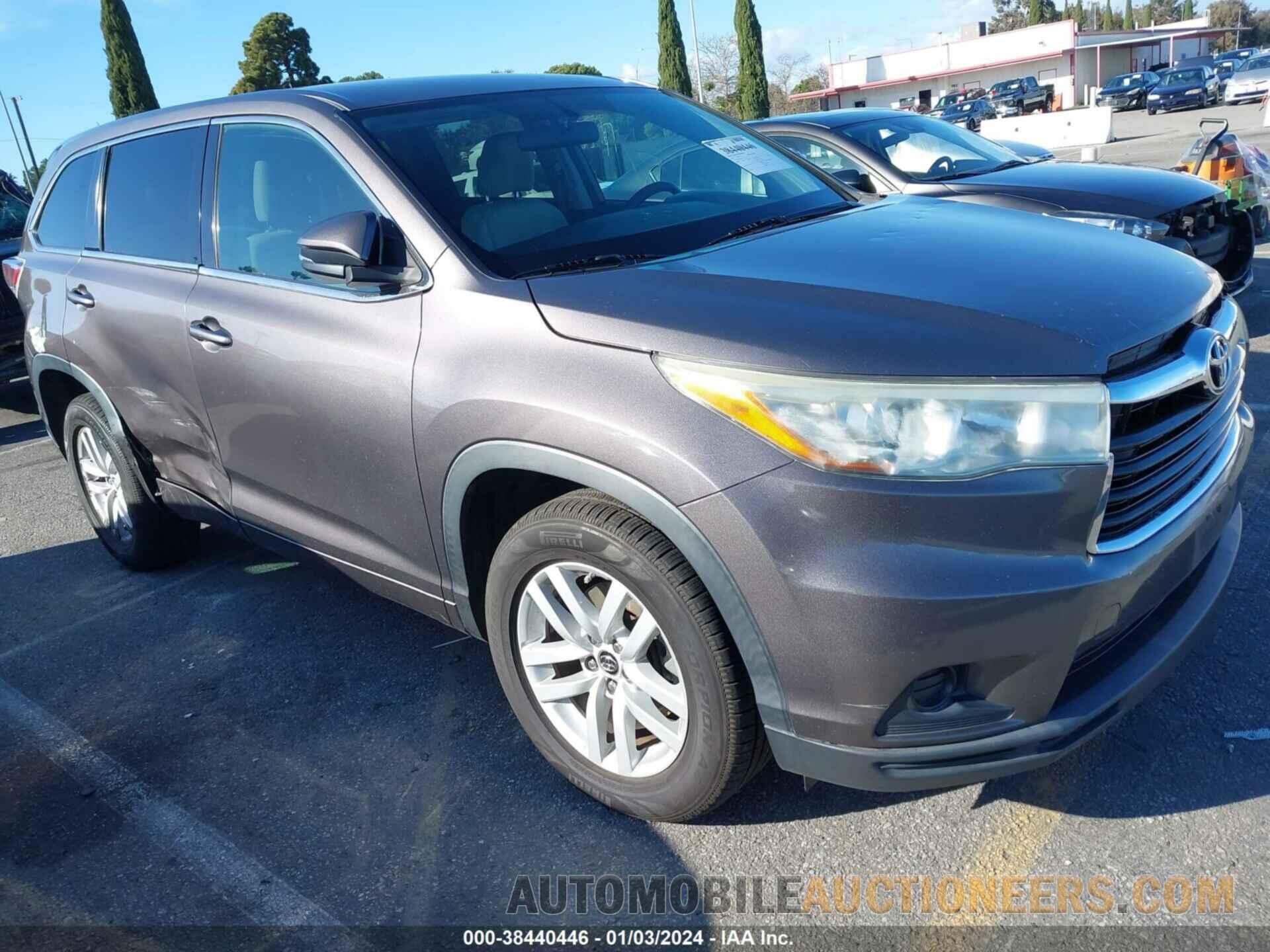 5TDZARFH5GS017728 TOYOTA HIGHLANDER 2016