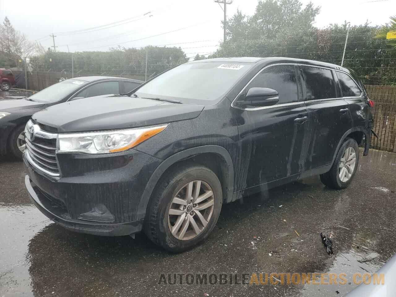 5TDZARFH5GS018619 TOYOTA HIGHLANDER 2016