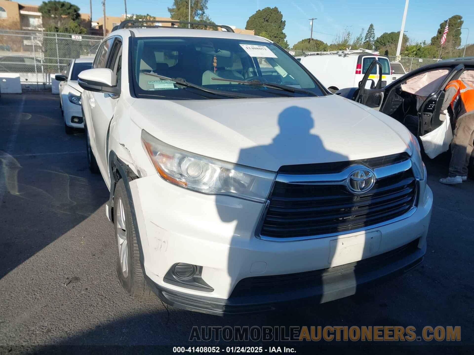 5TDZARFH5GS022461 TOYOTA HIGHLANDER 2016