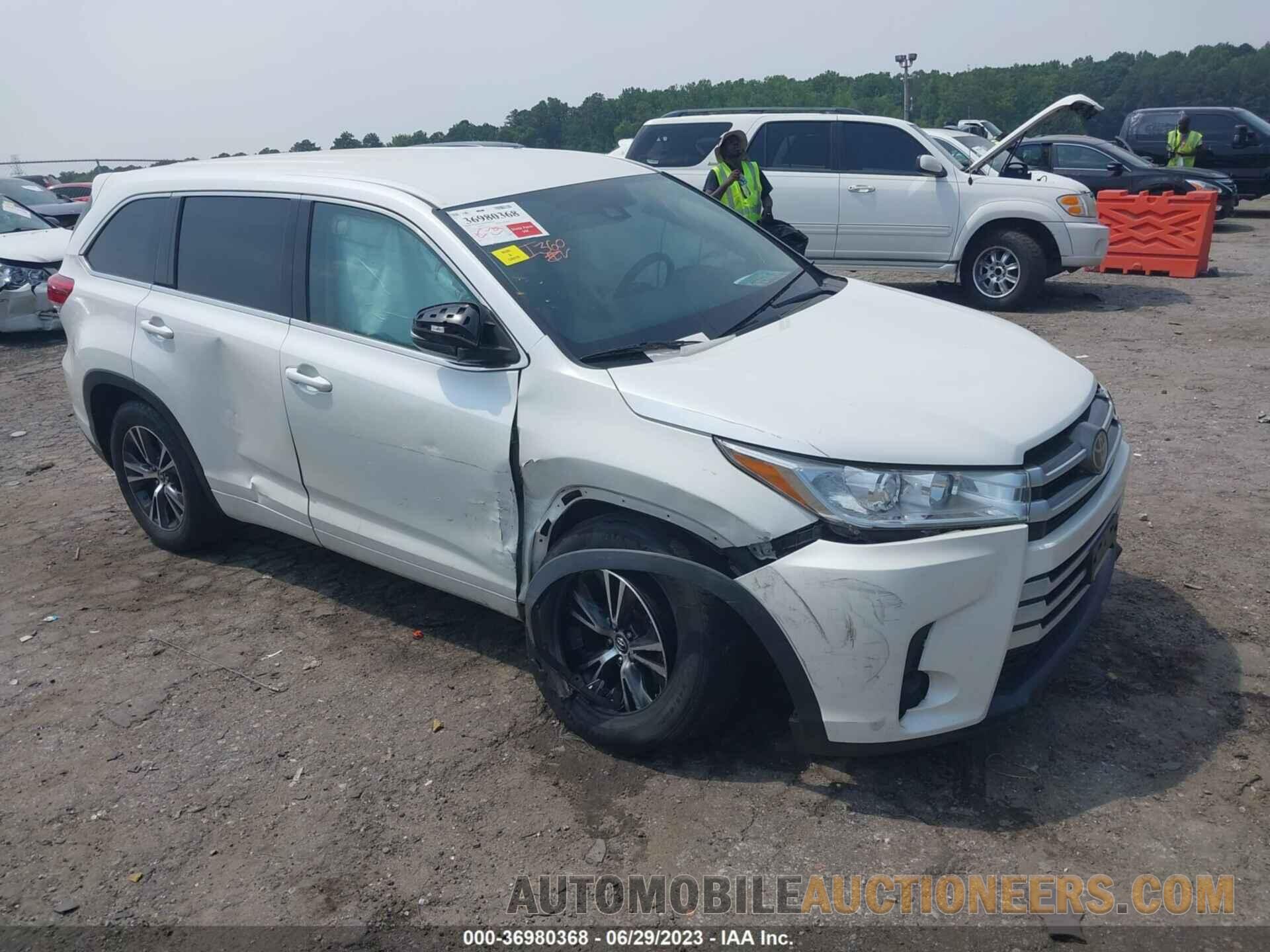 5TDZARFH5HS025166 TOYOTA HIGHLANDER 2017