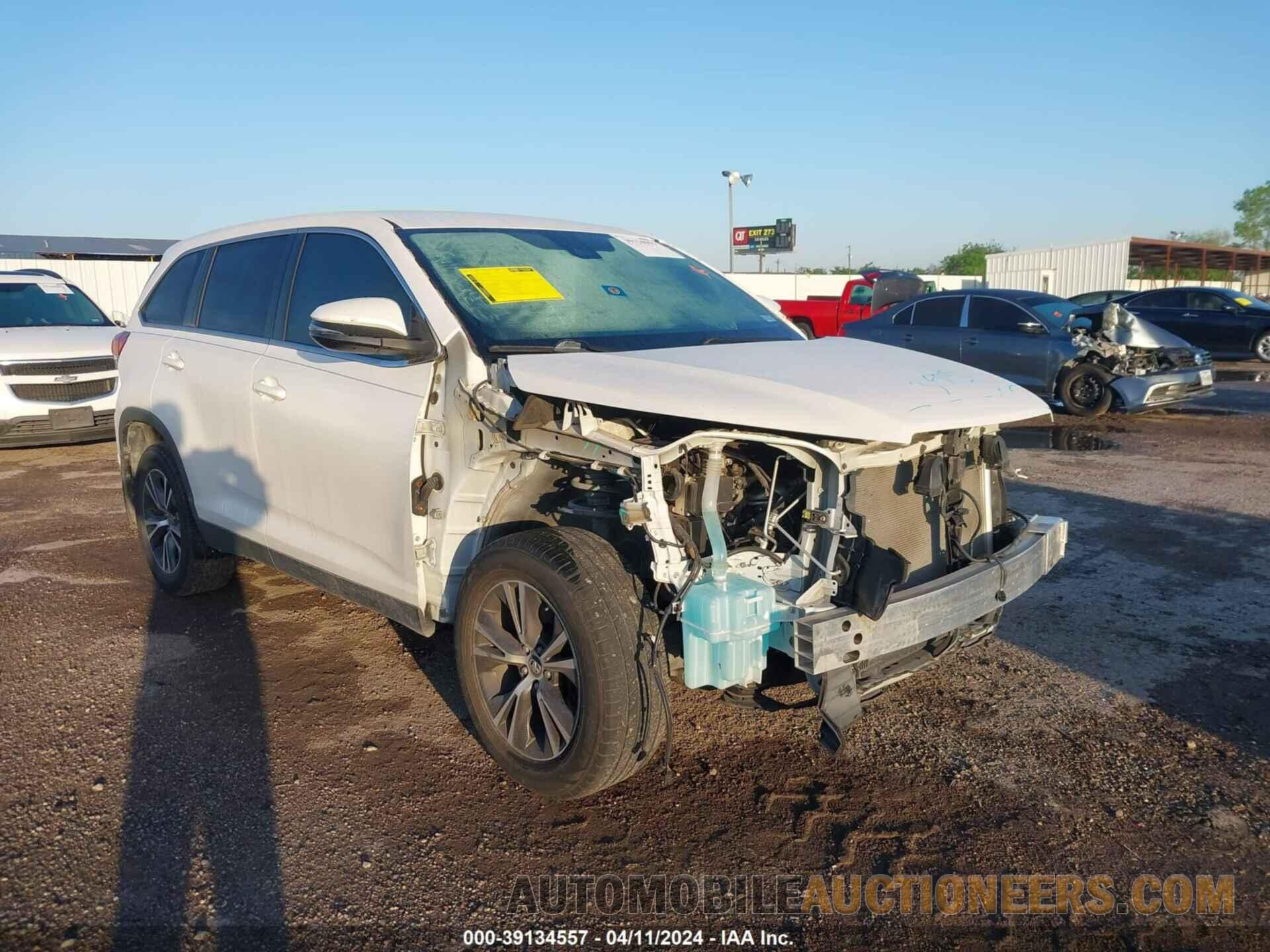 5TDZARFH5KS045070 TOYOTA HIGHLANDER 2019