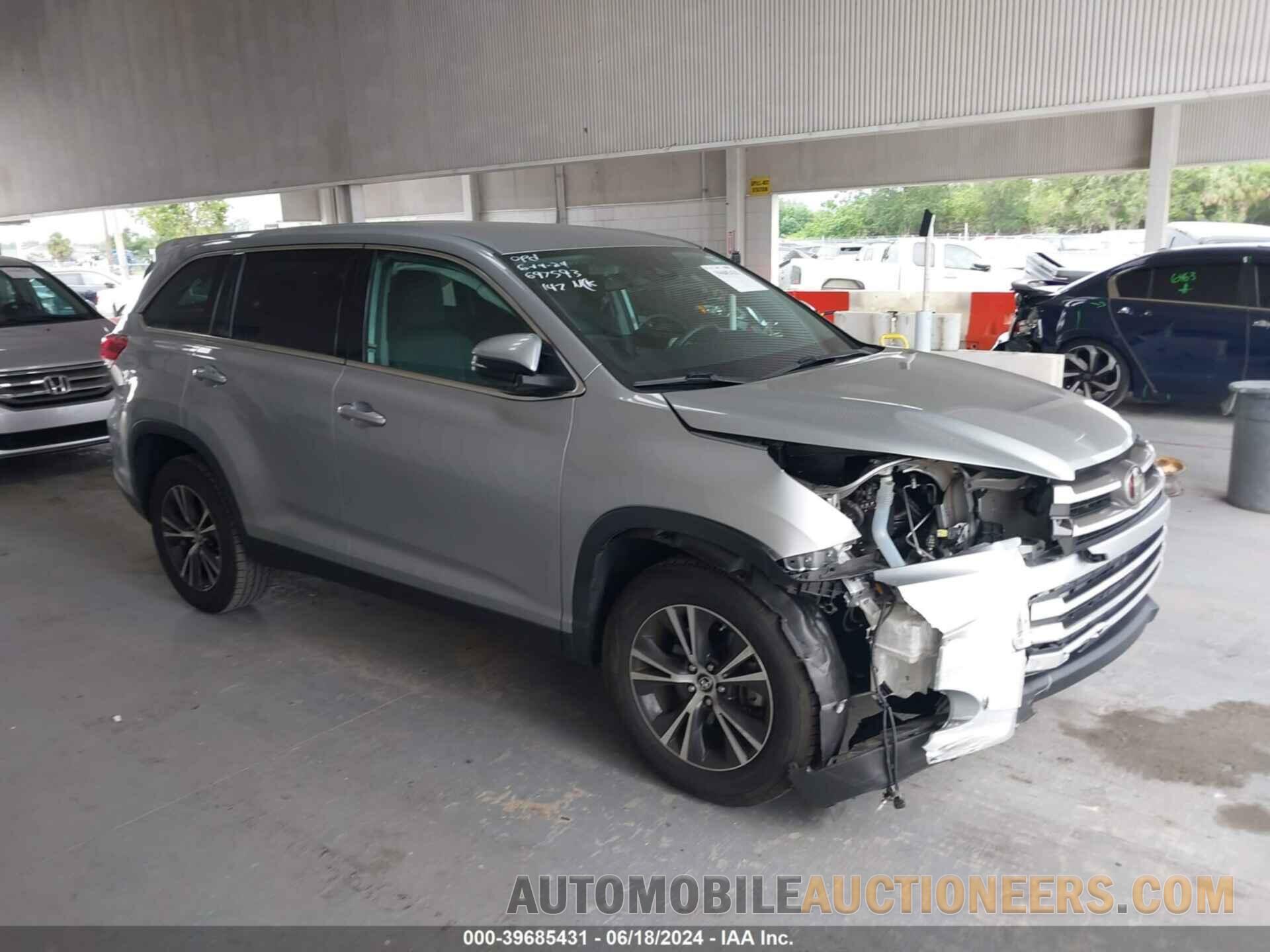 5TDZARFH5KS047109 TOYOTA HIGHLANDER 2019