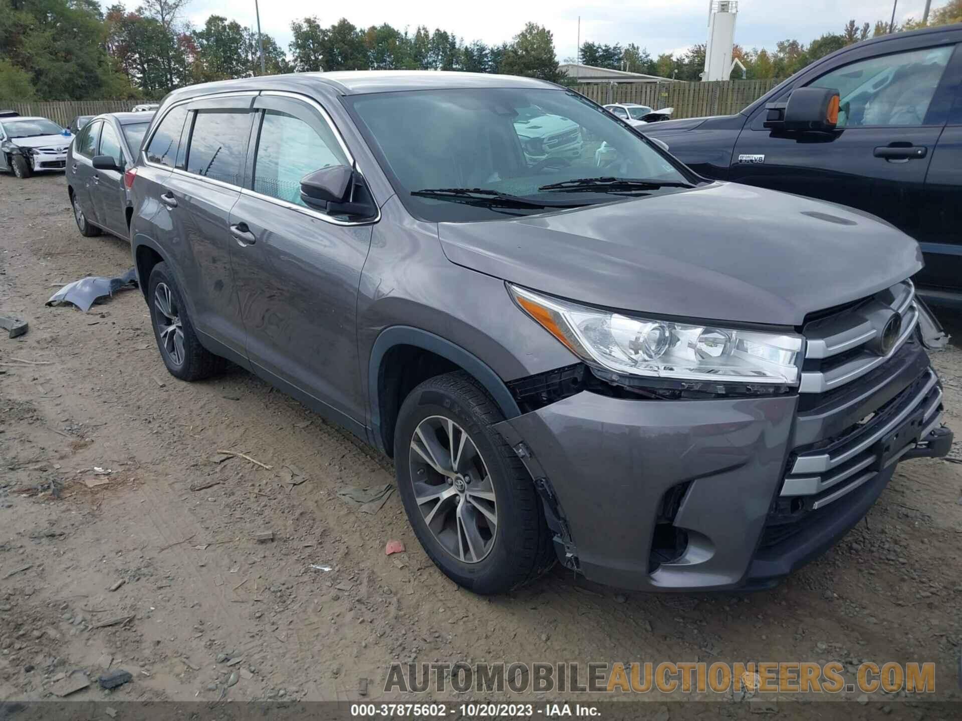 5TDZARFH5KS048826 TOYOTA HIGHLANDER 2019