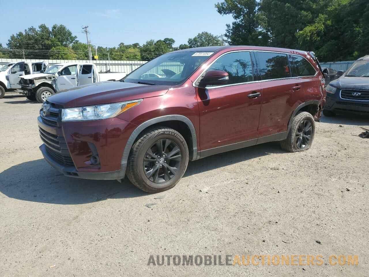 5TDZARFH5KS049345 TOYOTA HIGHLANDER 2019