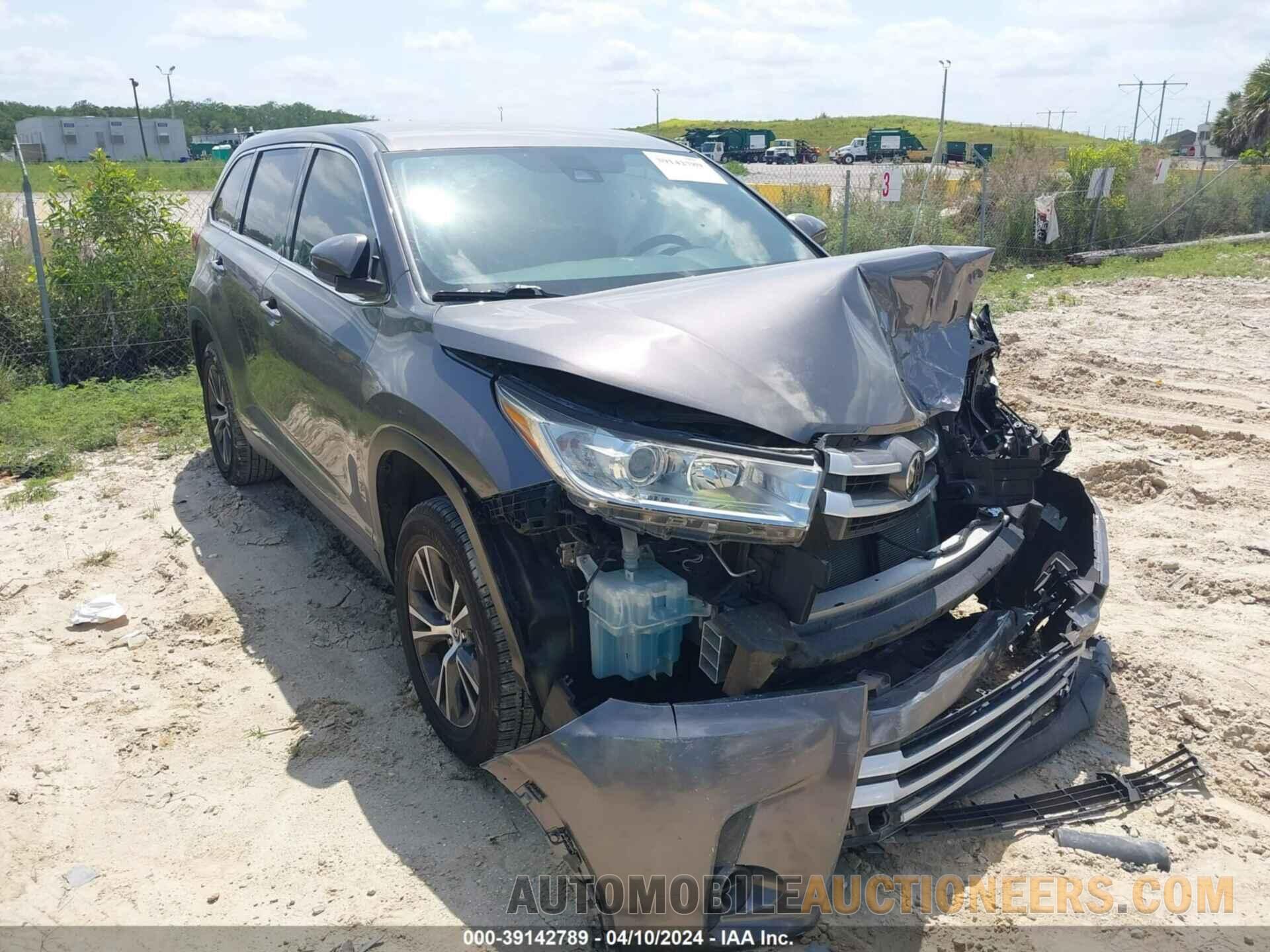 5TDZARFH5KS049488 TOYOTA HIGHLANDER 2019