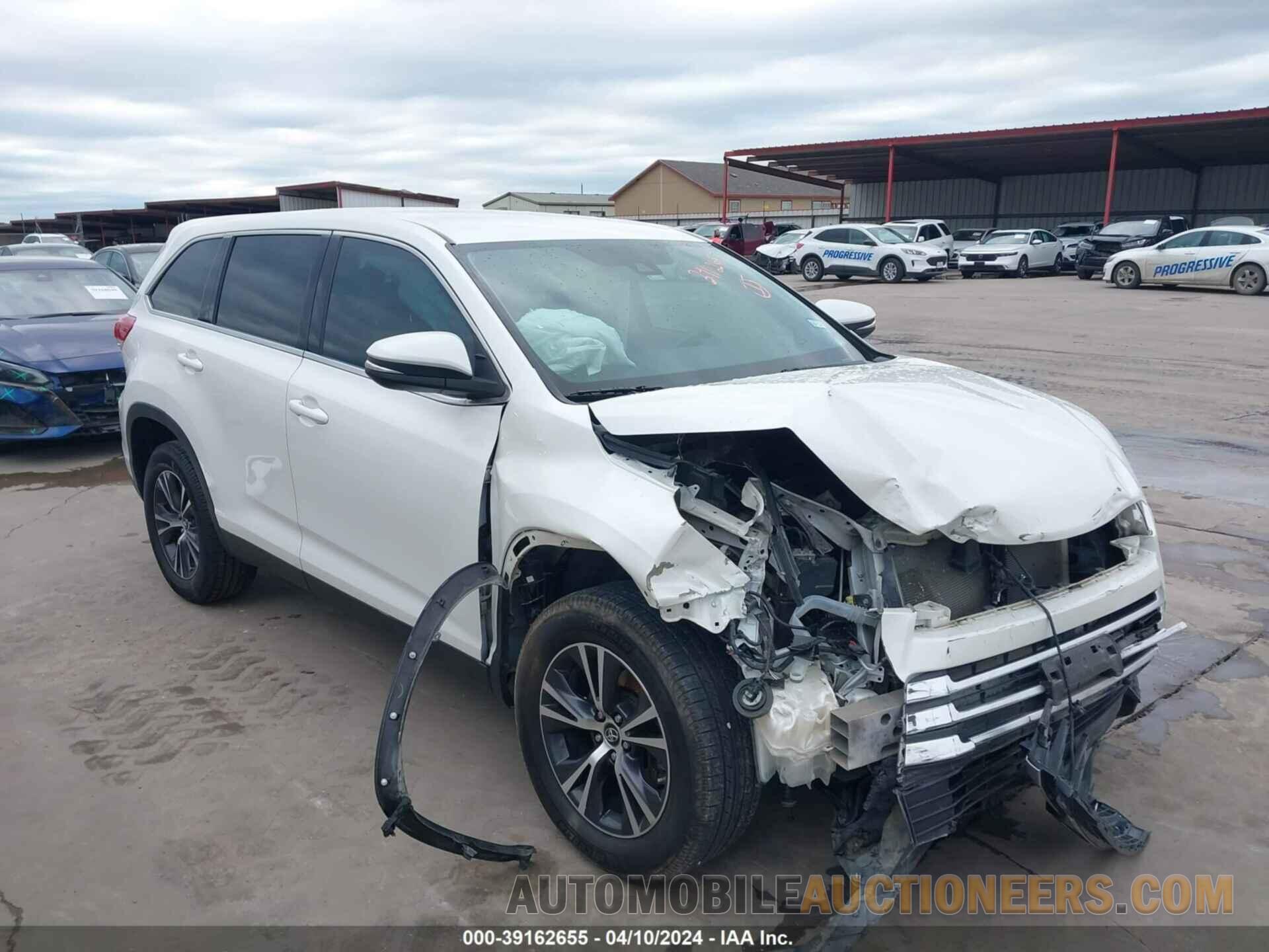 5TDZARFH5KS055114 TOYOTA HIGHLANDER 2019