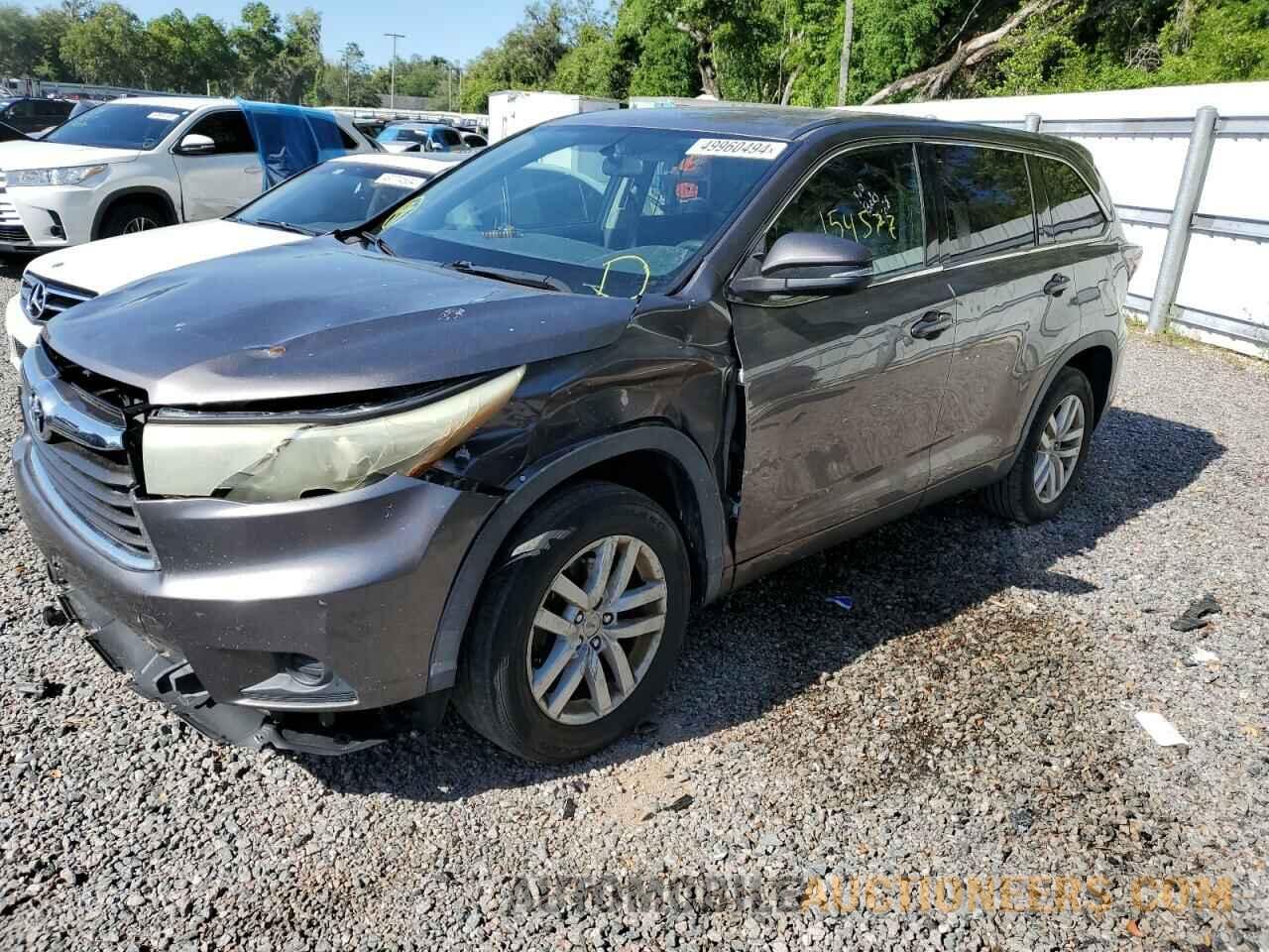 5TDZARFH6FS013041 TOYOTA HIGHLANDER 2015