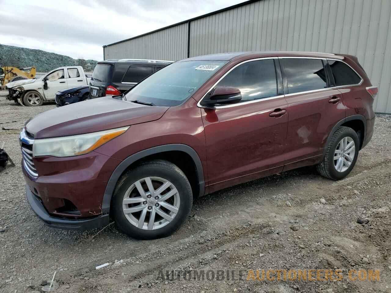 5TDZARFH6FS016604 TOYOTA HIGHLANDER 2015