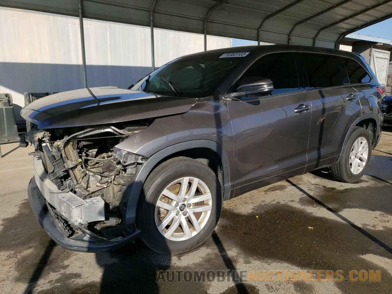 5TDZARFH6GS018130 TOYOTA HIGHLANDER 2016