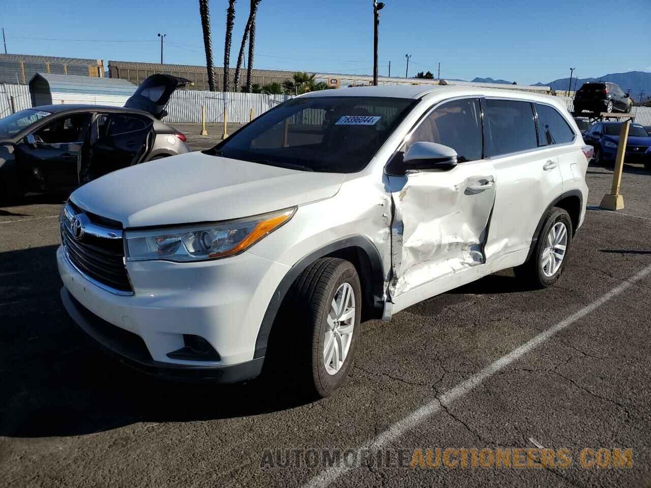 5TDZARFH6GS018872 TOYOTA HIGHLANDER 2016