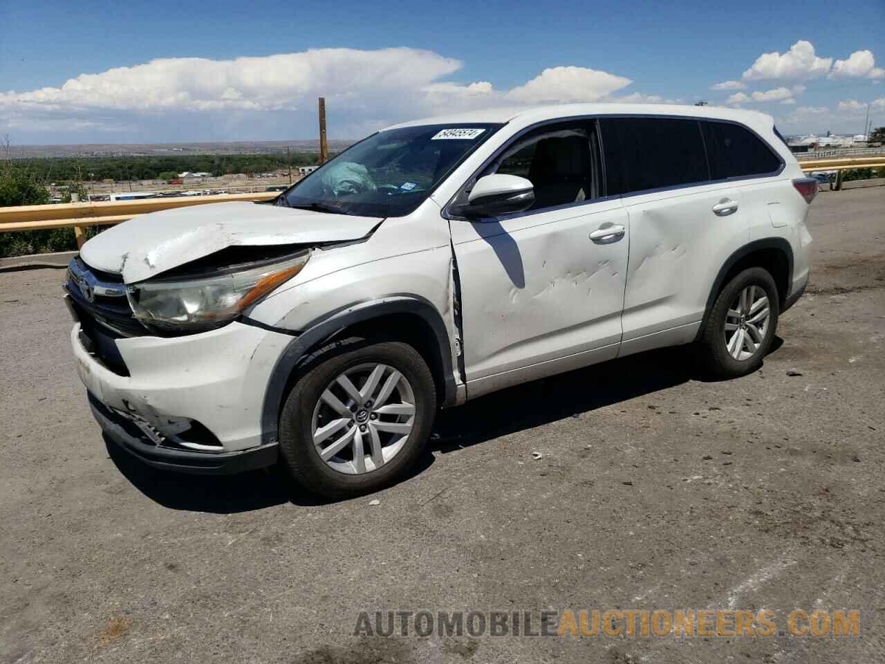 5TDZARFH6GS019407 TOYOTA HIGHLANDER 2016