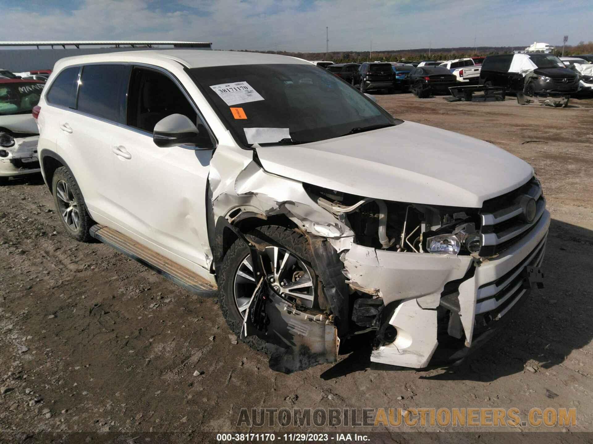 5TDZARFH6HS028321 TOYOTA HIGHLANDER 2017