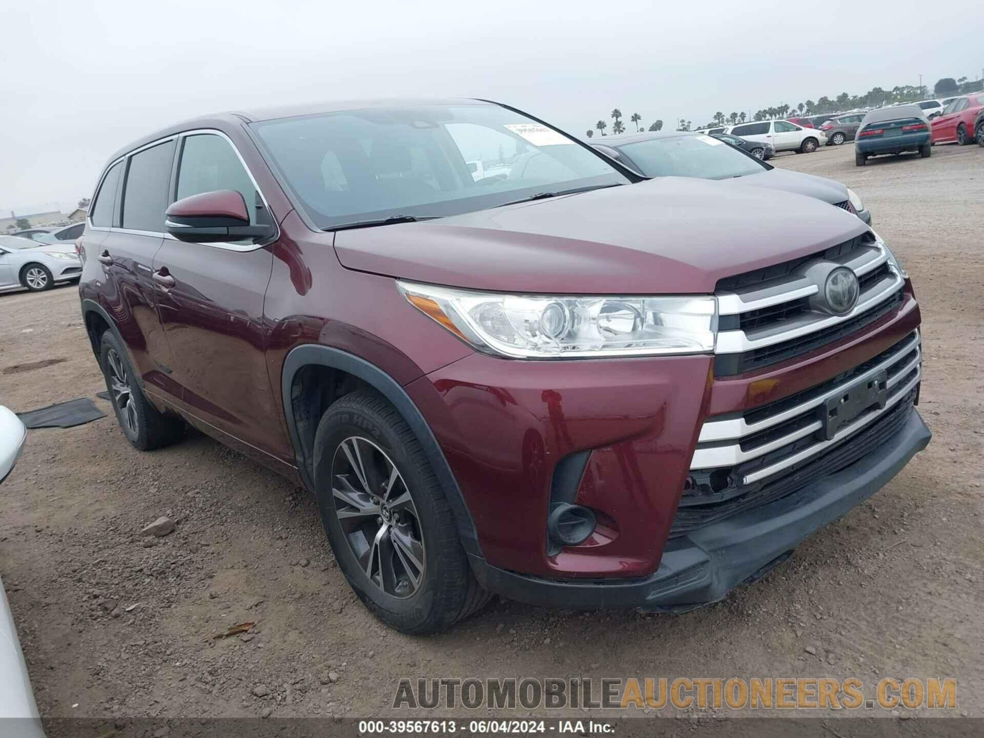 5TDZARFH6HS032675 TOYOTA HIGHLANDER 2017