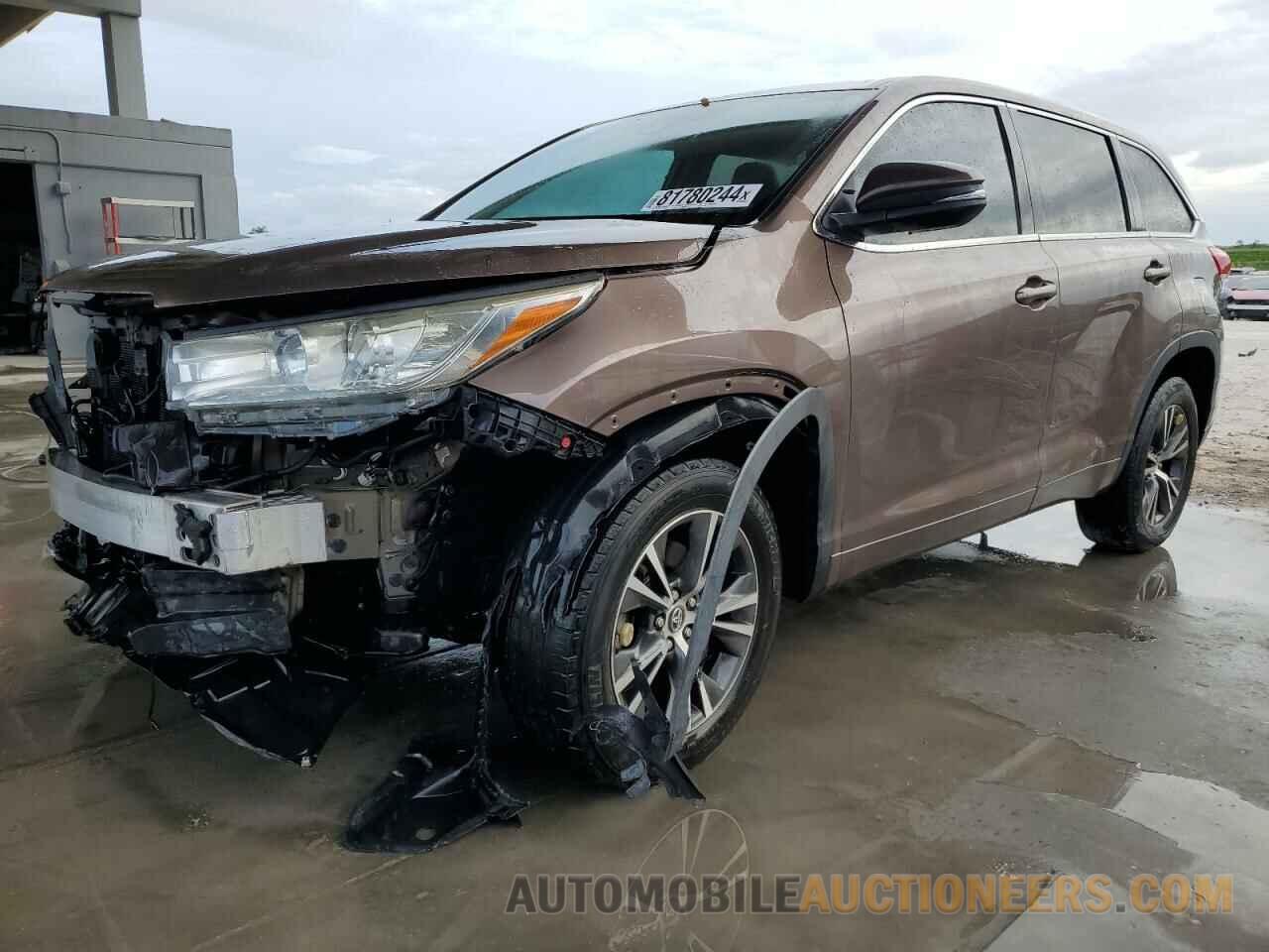 5TDZARFH6JS033234 TOYOTA HIGHLANDER 2018