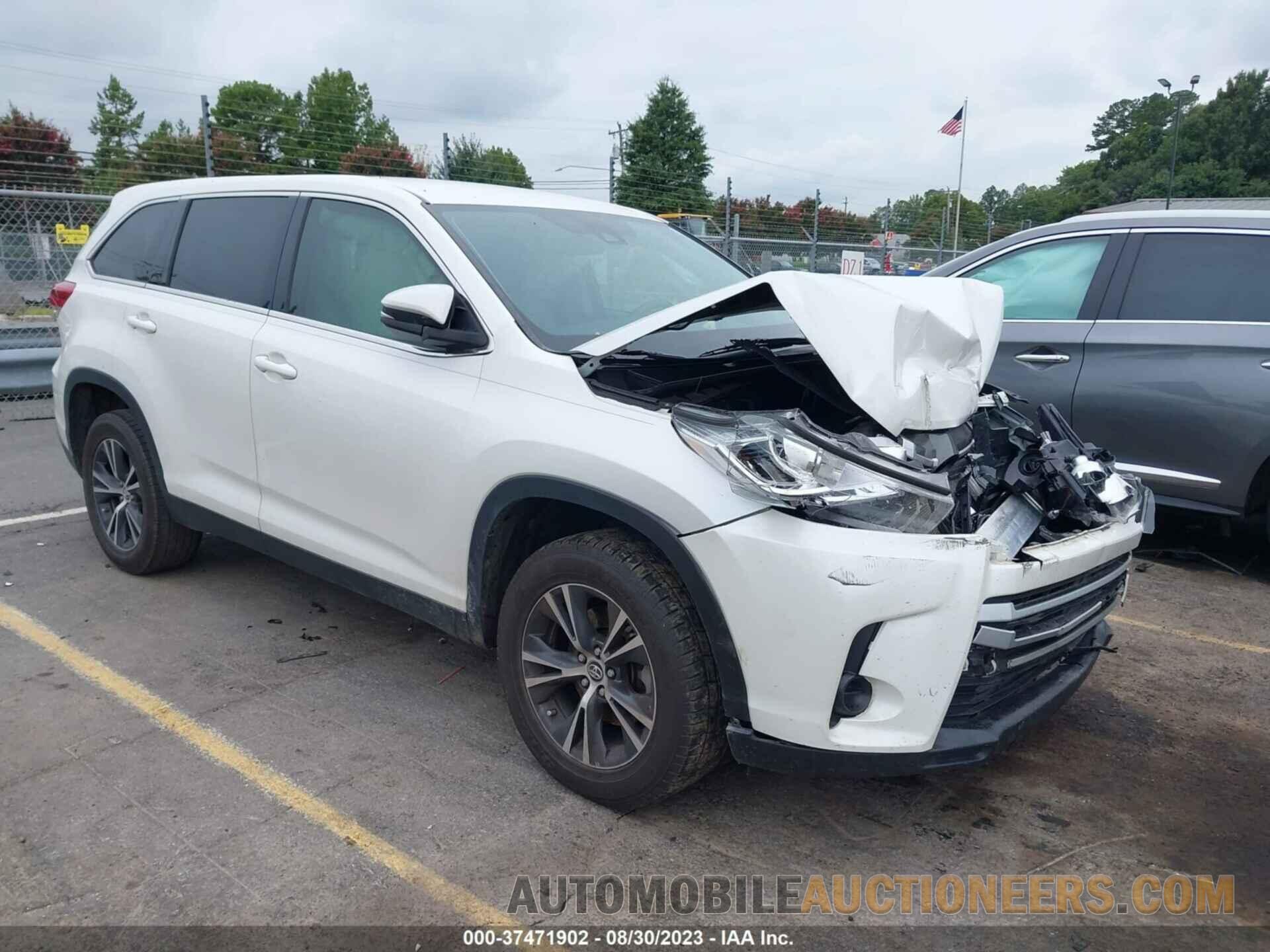 5TDZARFH6KS043375 TOYOTA HIGHLANDER 2019