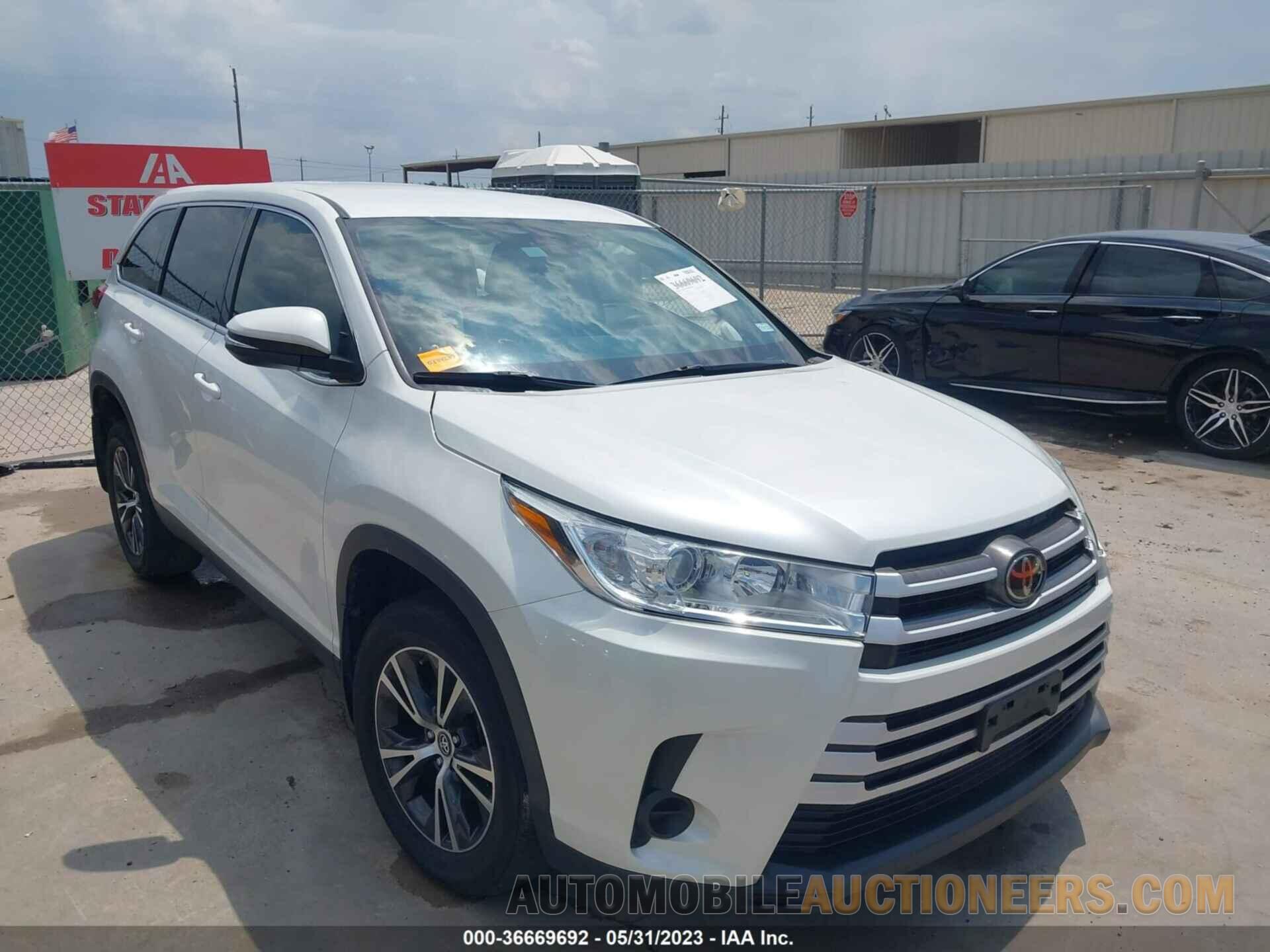 5TDZARFH6KS044316 TOYOTA HIGHLANDER 2019