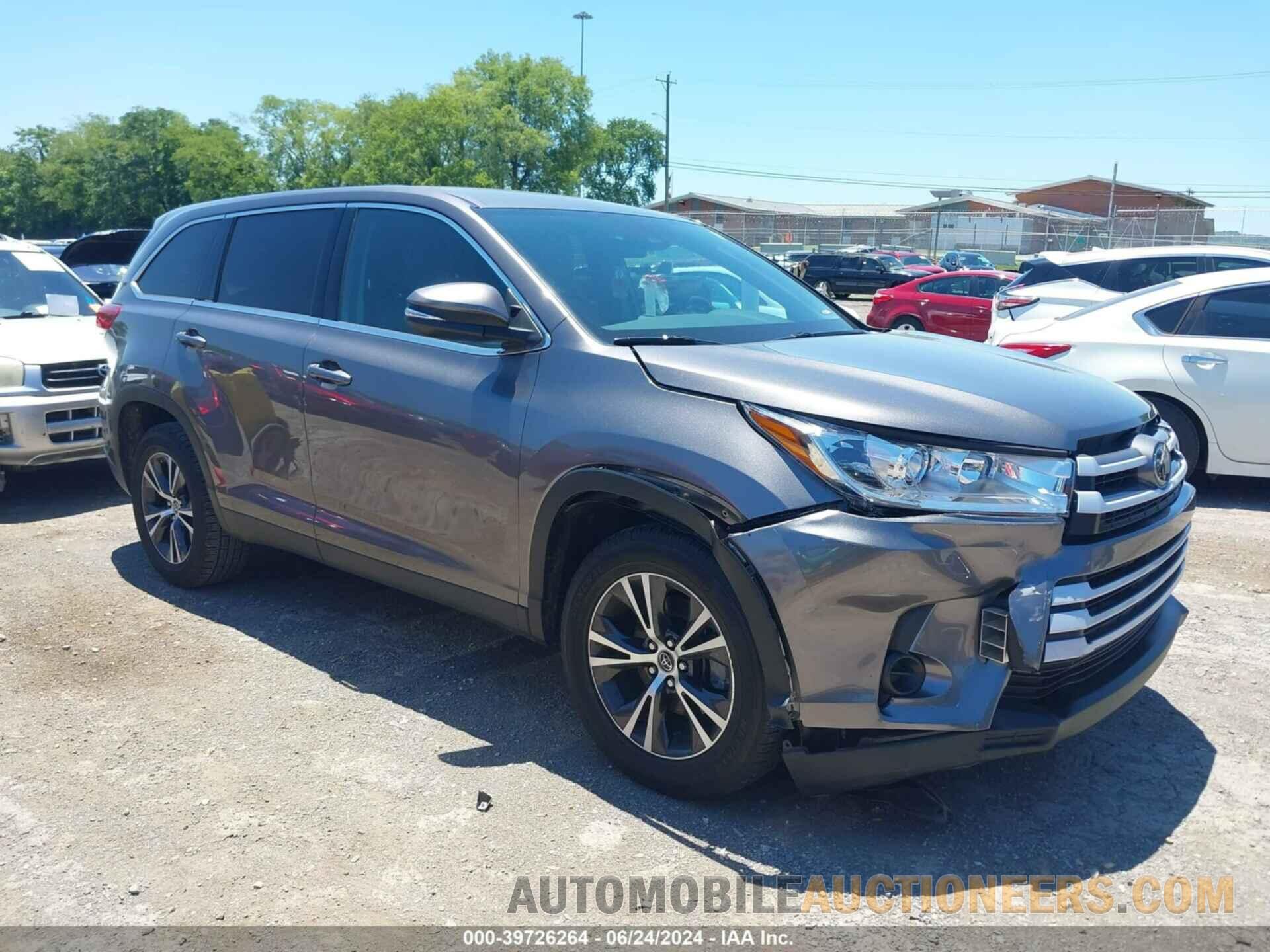 5TDZARFH6KS054926 TOYOTA HIGHLANDER 2019