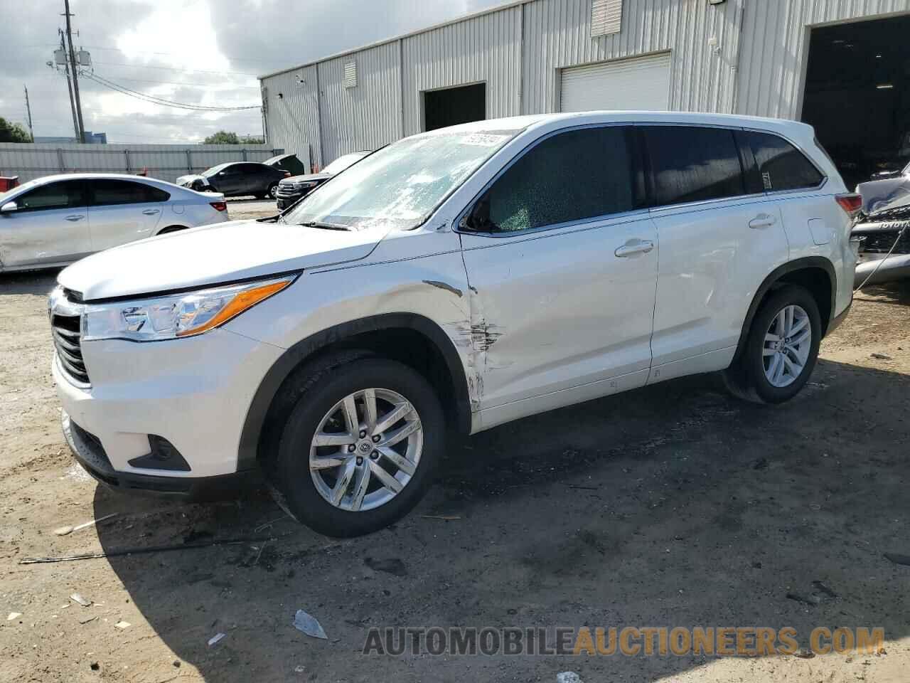 5TDZARFH7FS012965 TOYOTA HIGHLANDER 2015