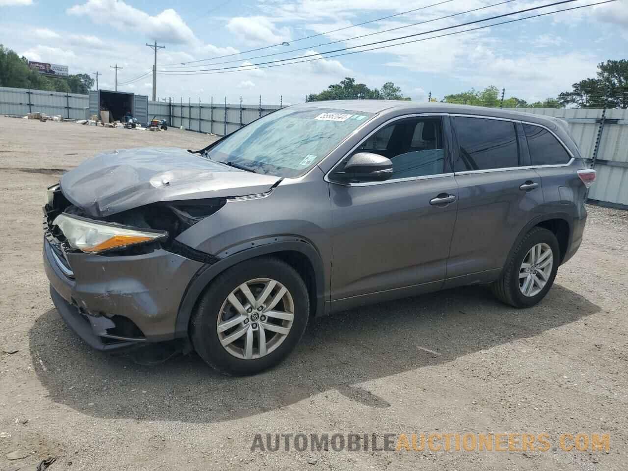 5TDZARFH7GS018864 TOYOTA HIGHLANDER 2016