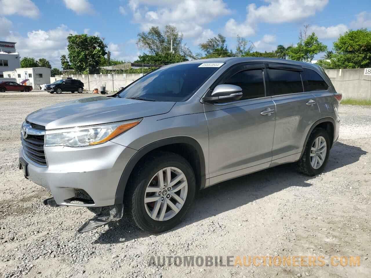 5TDZARFH7GS019450 TOYOTA HIGHLANDER 2016