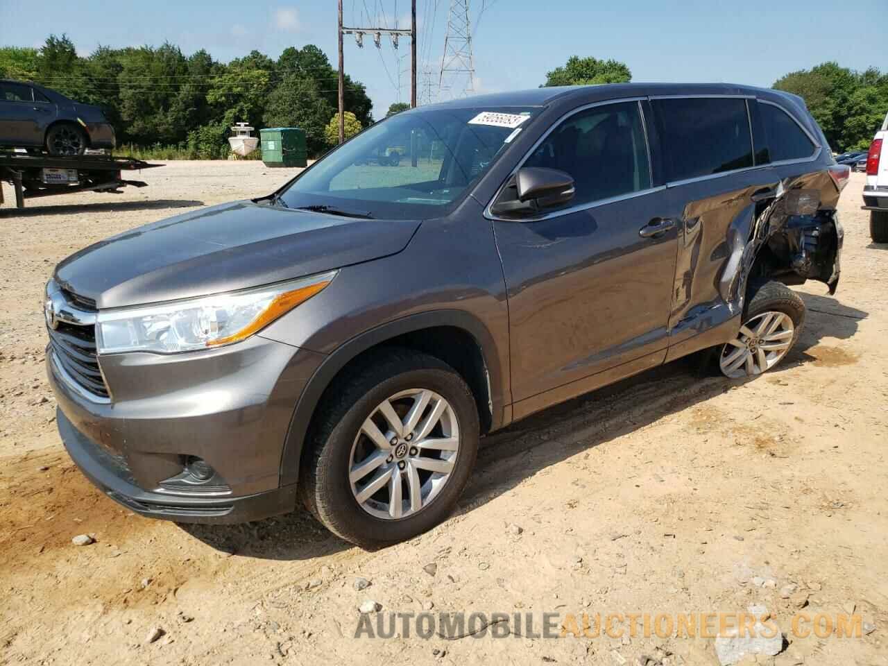 5TDZARFH7GS022767 TOYOTA HIGHLANDER 2016