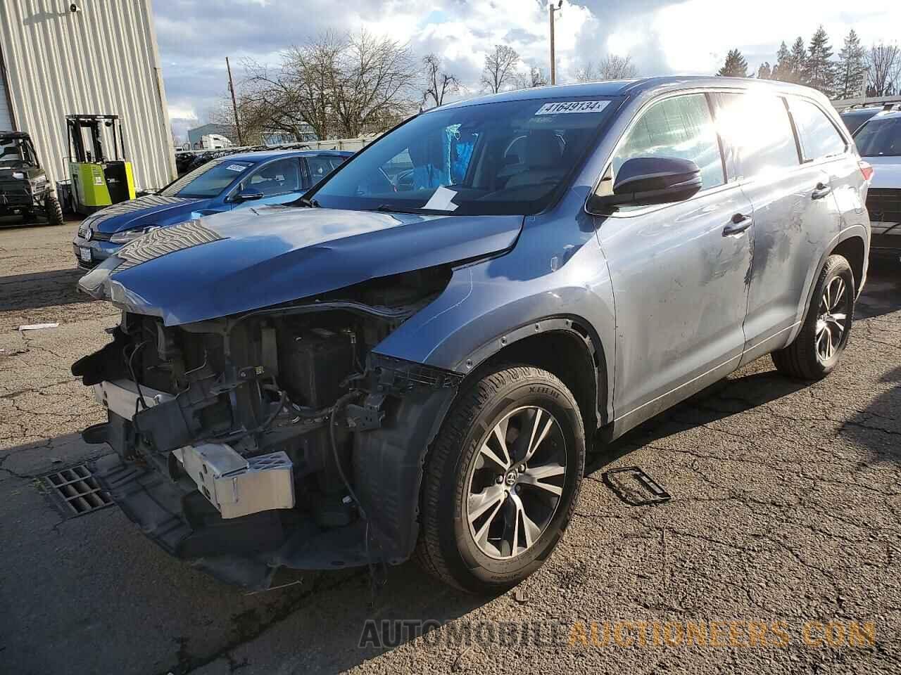 5TDZARFH7HS024455 TOYOTA HIGHLANDER 2017