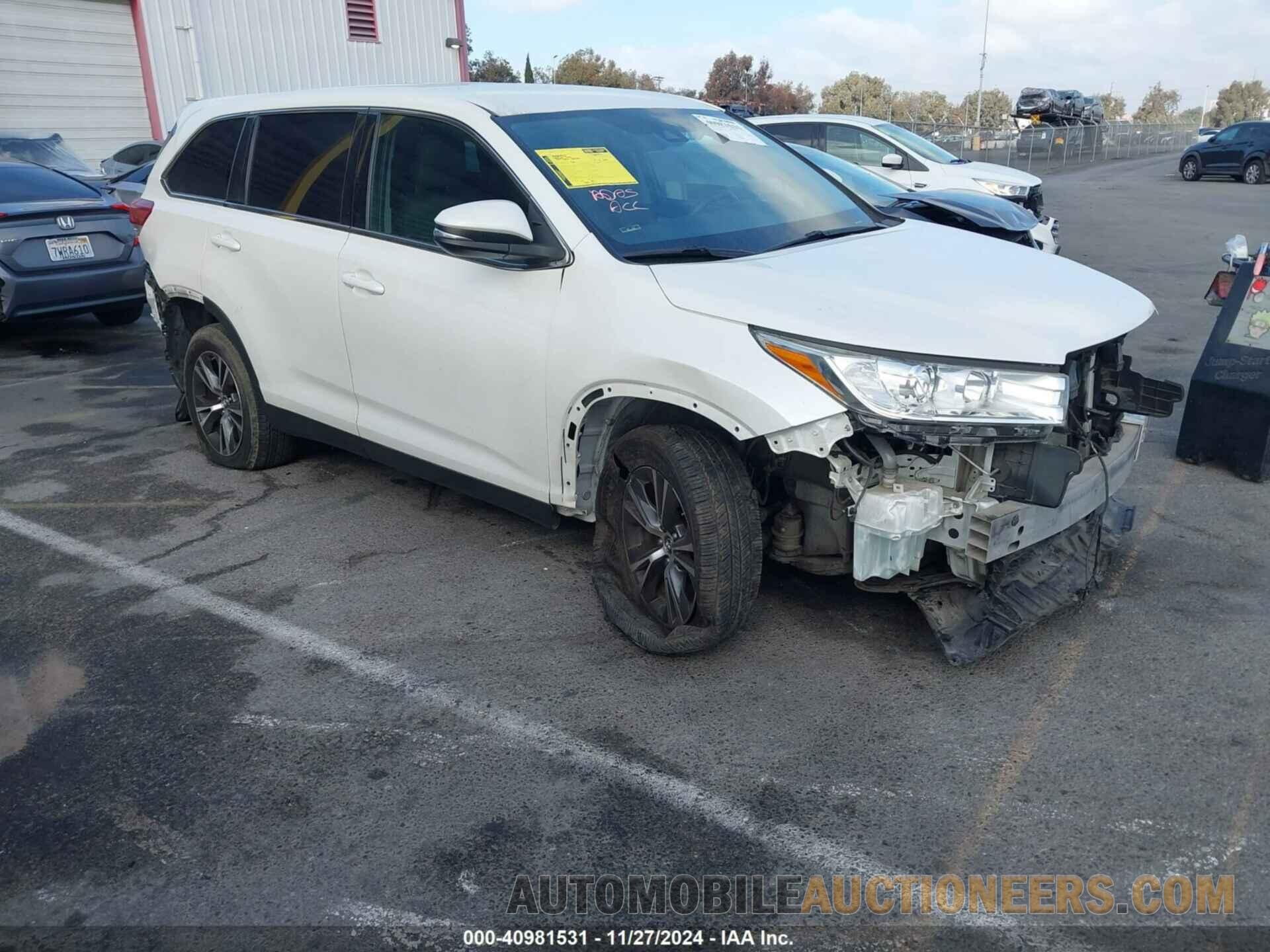 5TDZARFH7KS043482 TOYOTA HIGHLANDER 2019