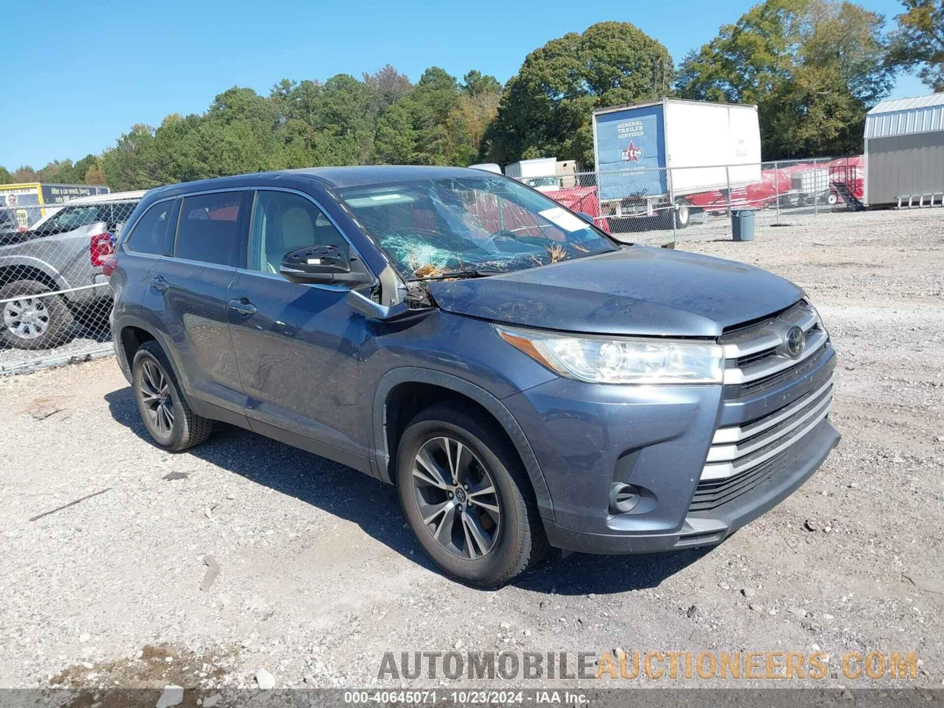 5TDZARFH7KS048813 TOYOTA HIGHLANDER 2019