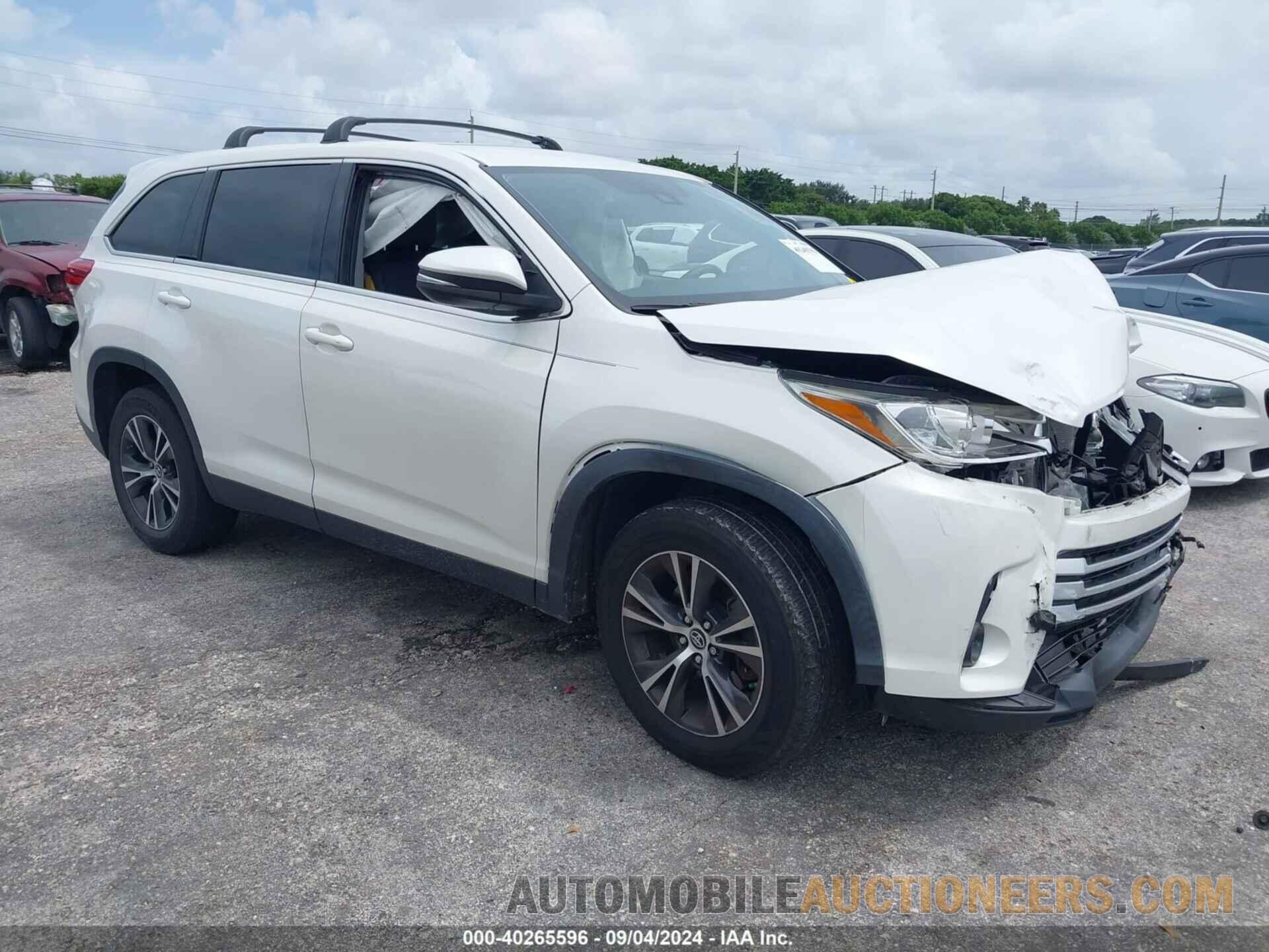 5TDZARFH7KS052764 TOYOTA HIGHLANDER 2019