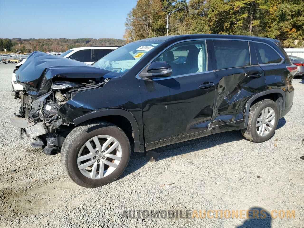 5TDZARFH8ES004811 TOYOTA HIGHLANDER 2014