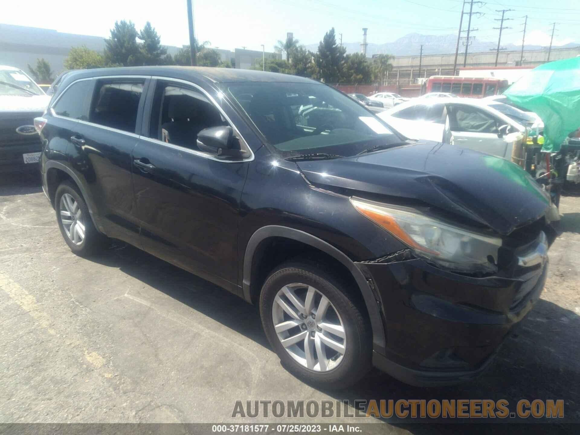 5TDZARFH8FS016197 TOYOTA HIGHLANDER 2015